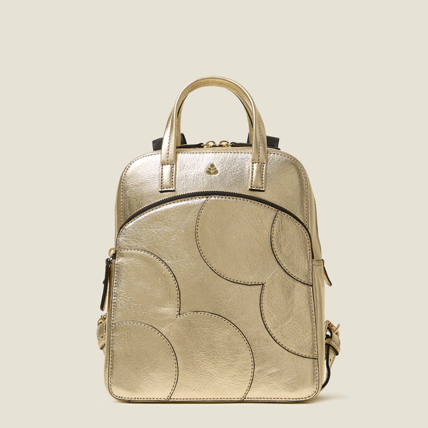 Emilia Petite Backpack - Spot Flower Gold