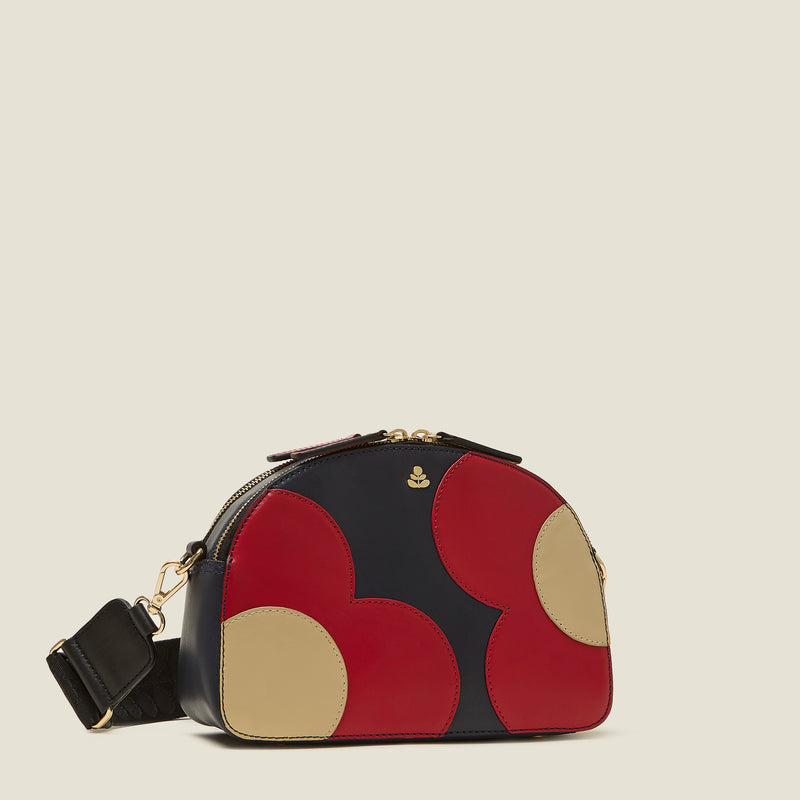 Luna Crossbody - Spot Flower Navy