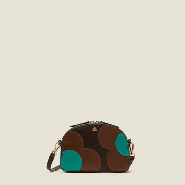 Babaluna Crossbody - Spot Flower Walnut