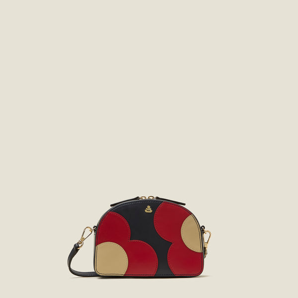 Babaluna Crossbody - Spot Flower Navy