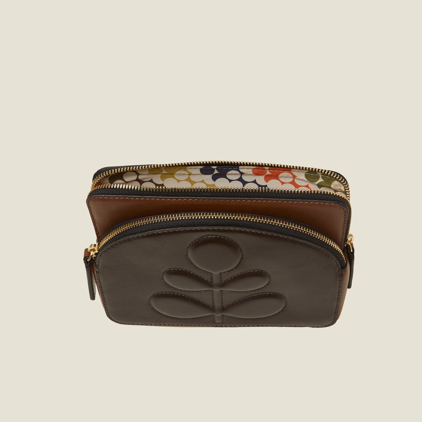 Orla kiely leather bag deals