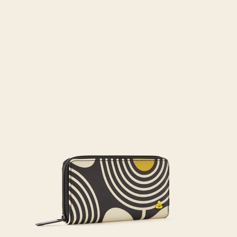 Forget Me Not Wallet - Giant Striped Tulip Noir
