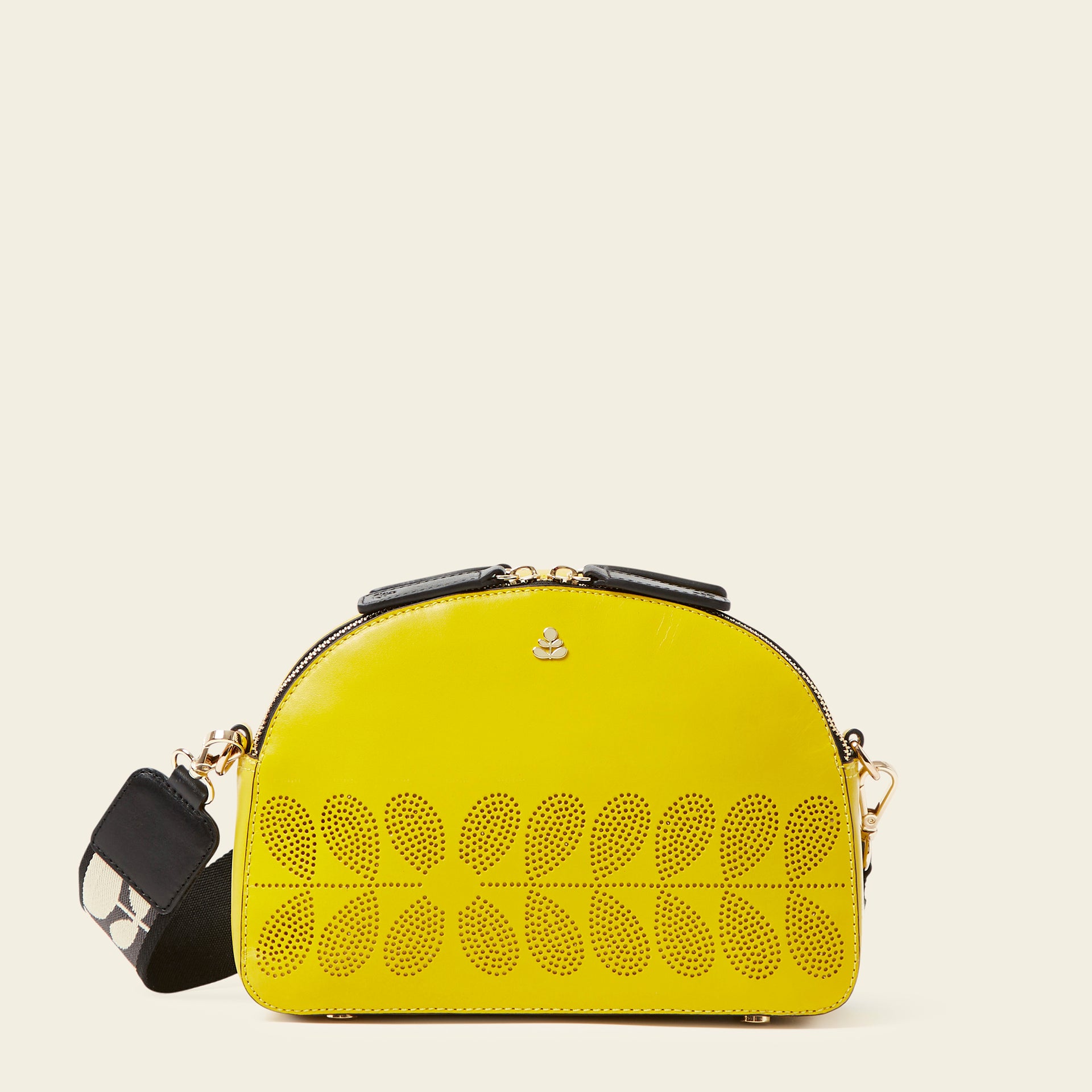 Luna Crossbody Daffodil Punched Flower