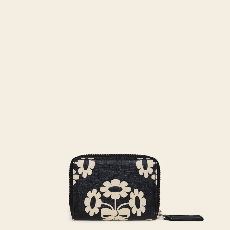 Remember Me Purse in Posey Flower Midnight pattern by Orla Kiely