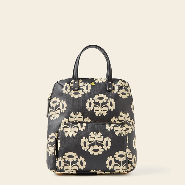 Buddy Backpack in Posey Flower Midnight pattern by Orla Kiely