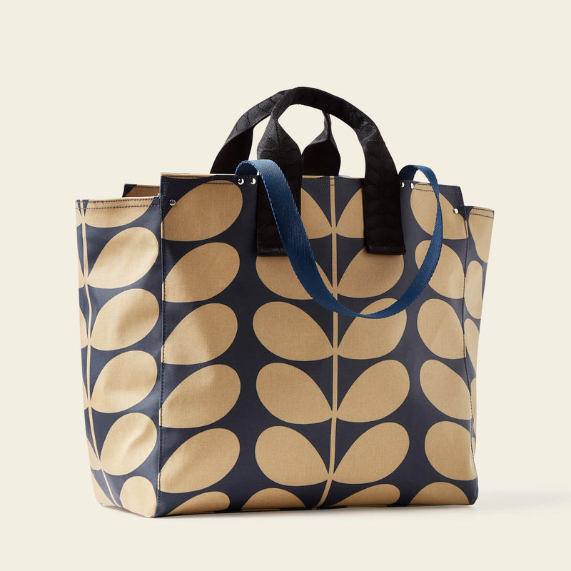 All In Tote Bag in Solid Stem Oatmeal pattern by Orla Kiely