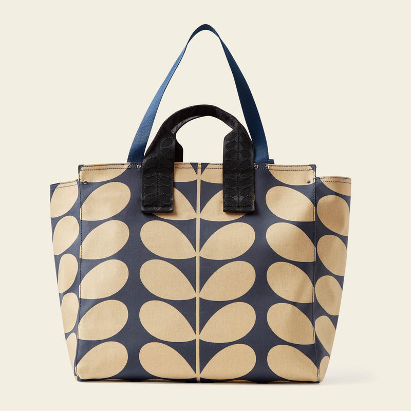 All In Tote Bag in Solid Stem Oatmeal pattern by Orla Kiely