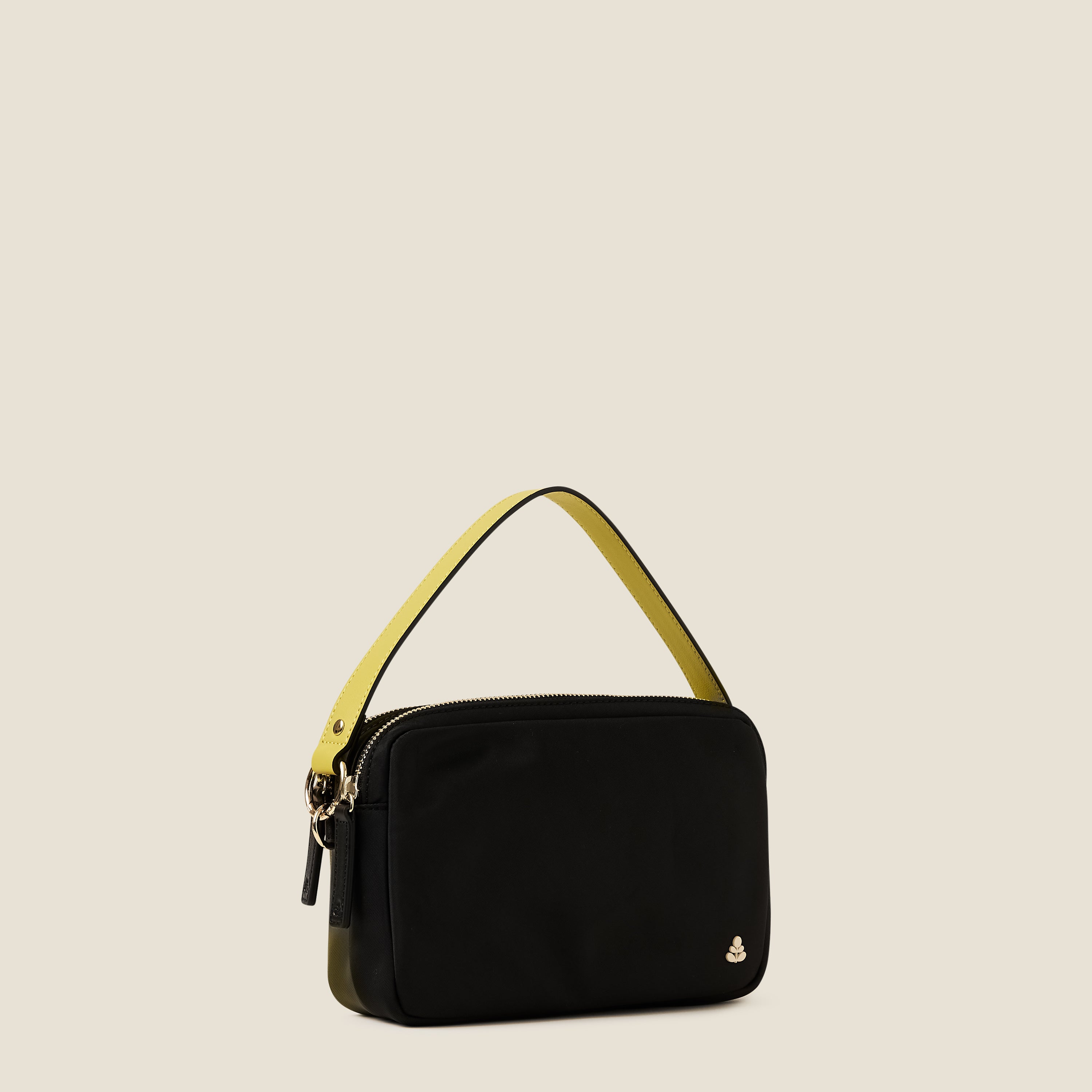 Colourblock Crossbody Bag - Black