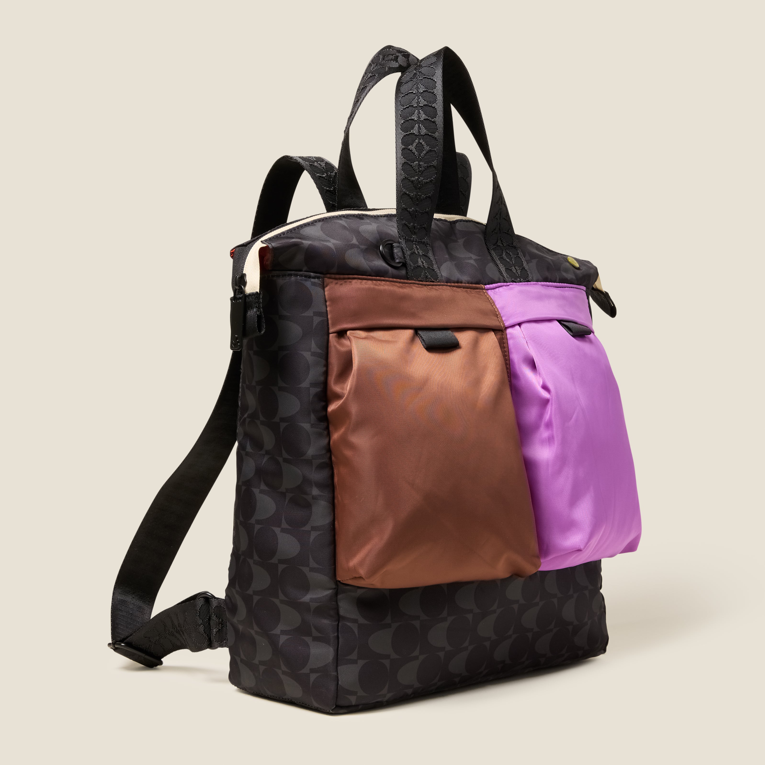 Orla Kiely Axis Backpack | Women's Laptop & Travel Bag | Colourblock