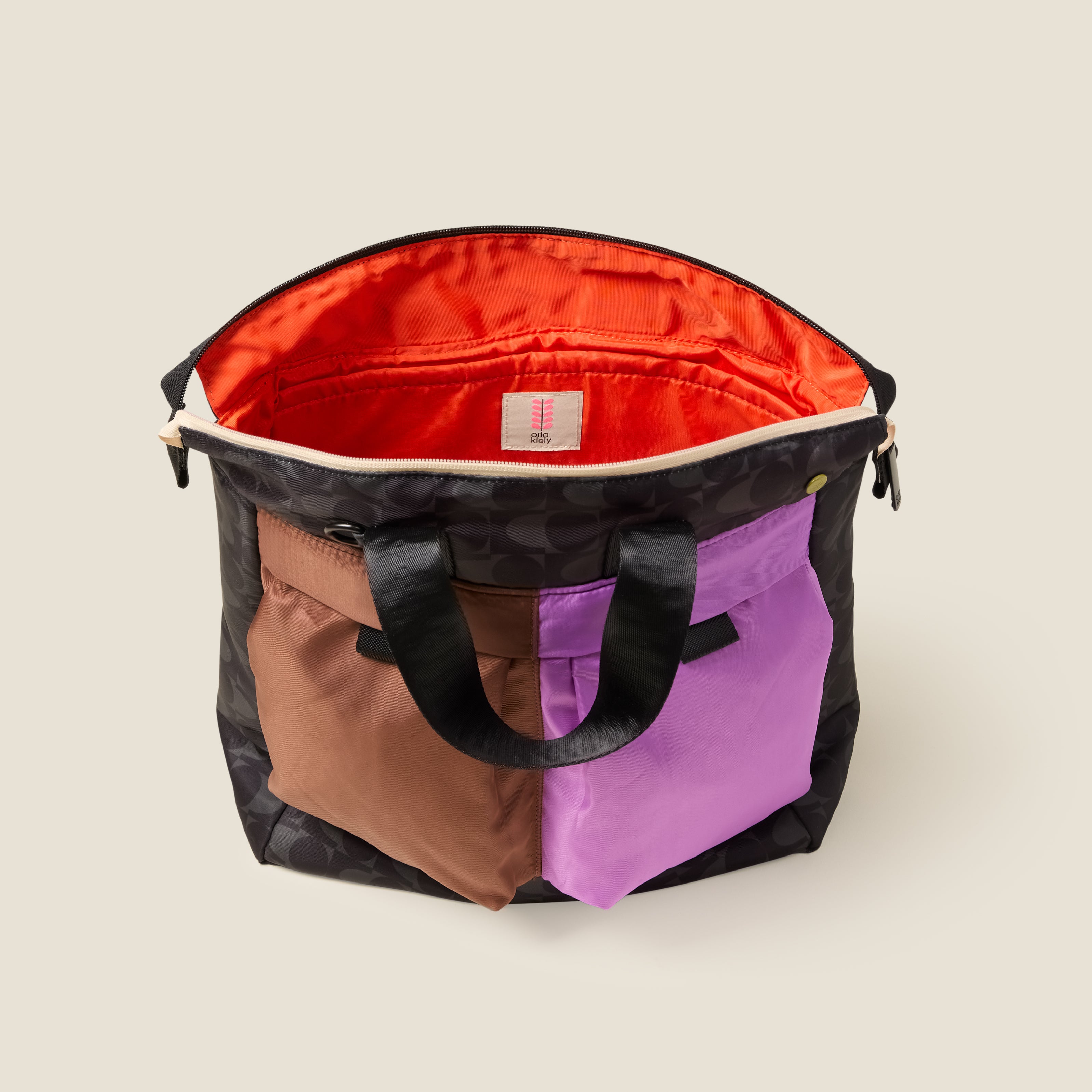 Orla Kiely Axis Backpack | Women's Laptop & Travel Bag | Colourblock
