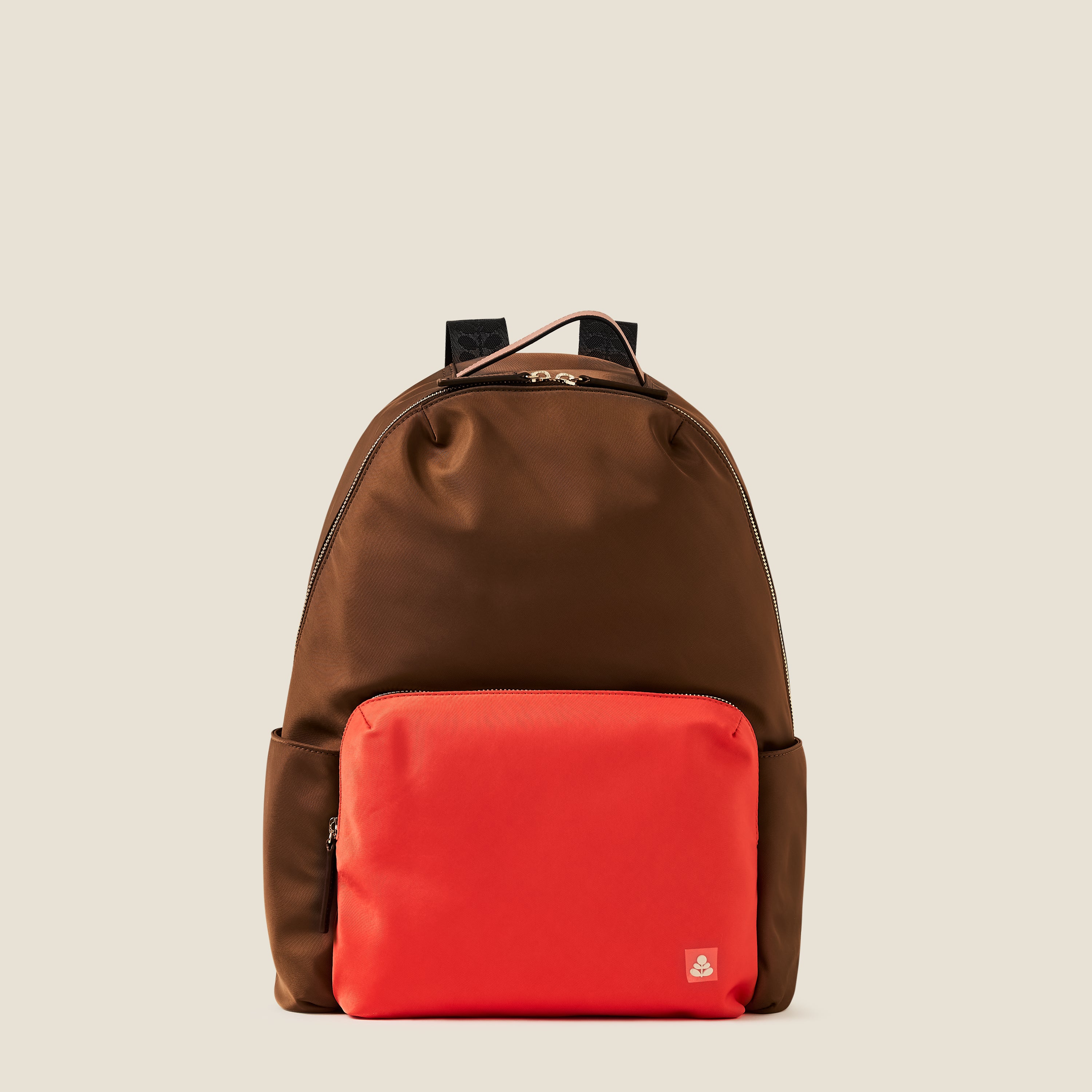 Colourblock Backpack - Brown