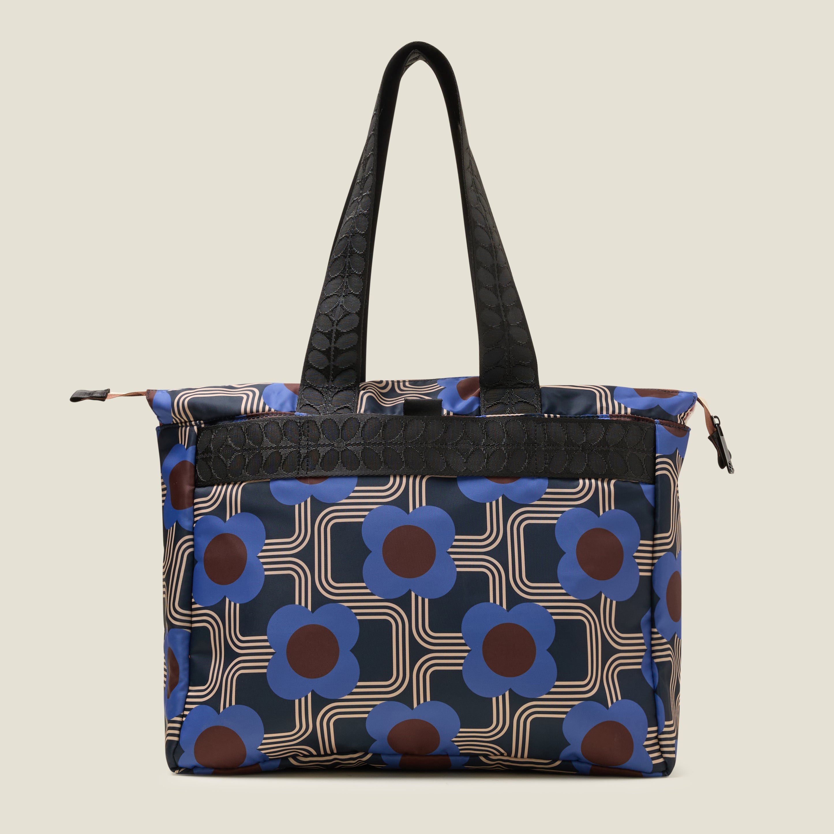 Axis Tote Bag - Electric Flora Cobalt
