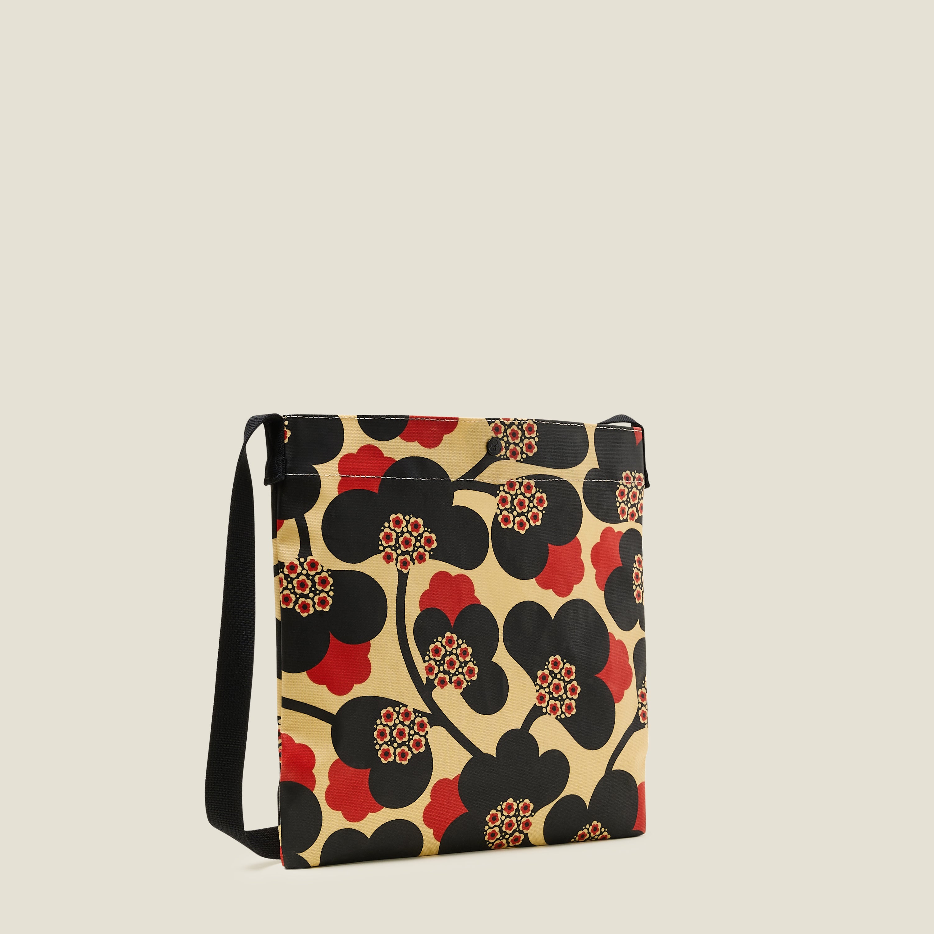 On a Roll Flat Crossbody - Japonica Paprika