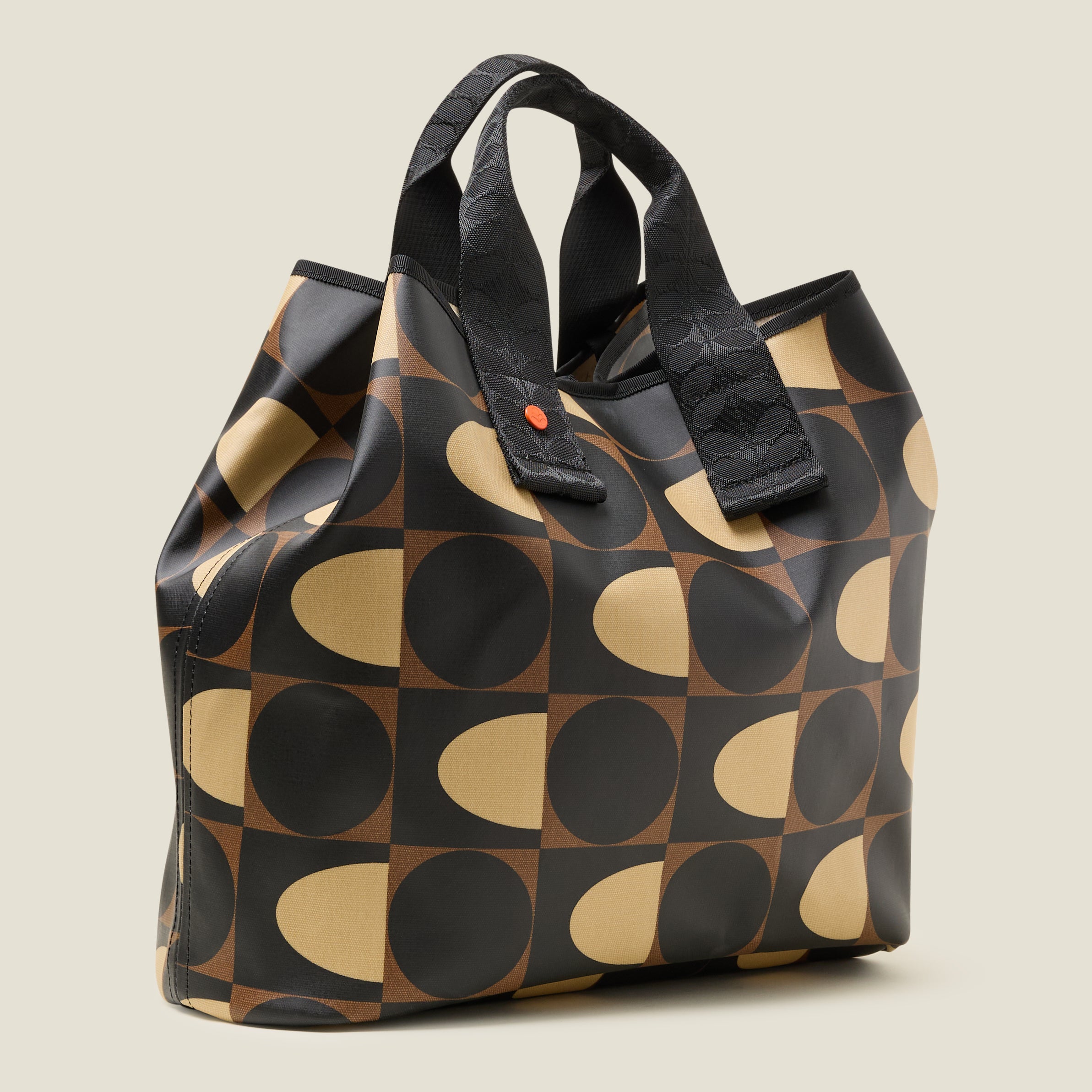 Carryall Large Tote Bag | Women's Retro Bag | Orla Kiely | Mocha Print