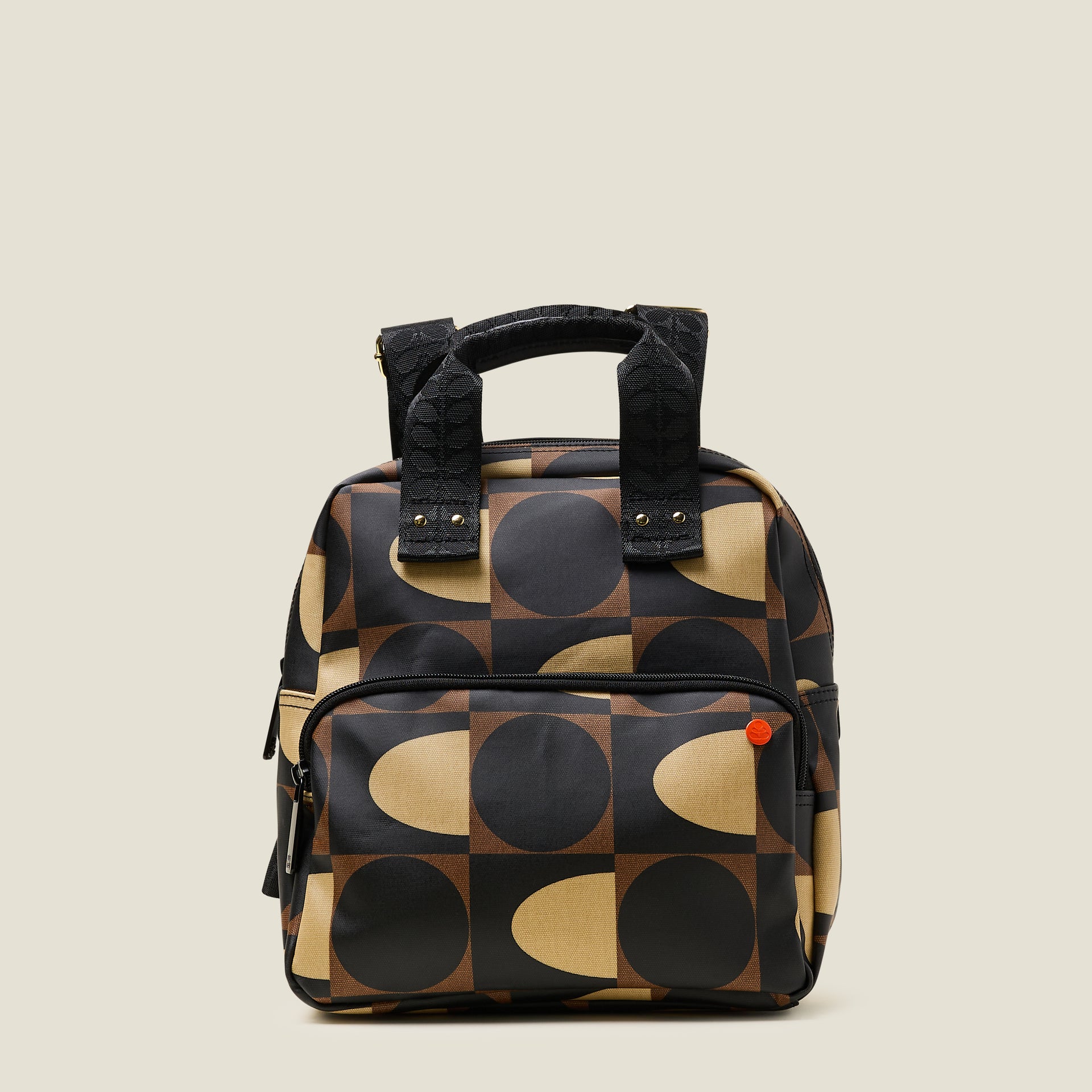 Mini Lotta Backpack Spot Square Mocha
