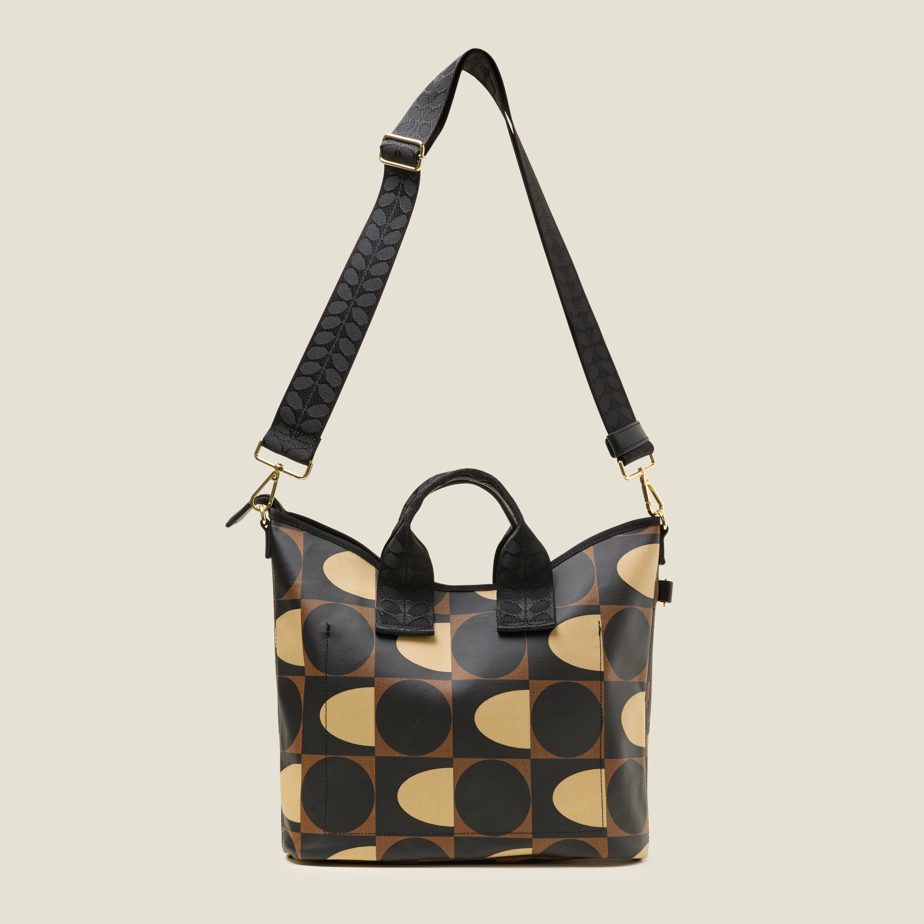 Carrygrab Crossbody Bag & Bucket Bag in Brown | By Designer Orla Kiely