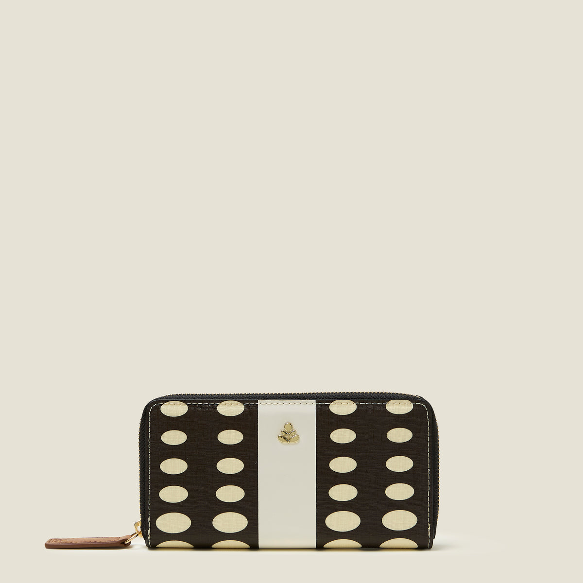 Forget Me Not Wallet Optical Oval Mocha