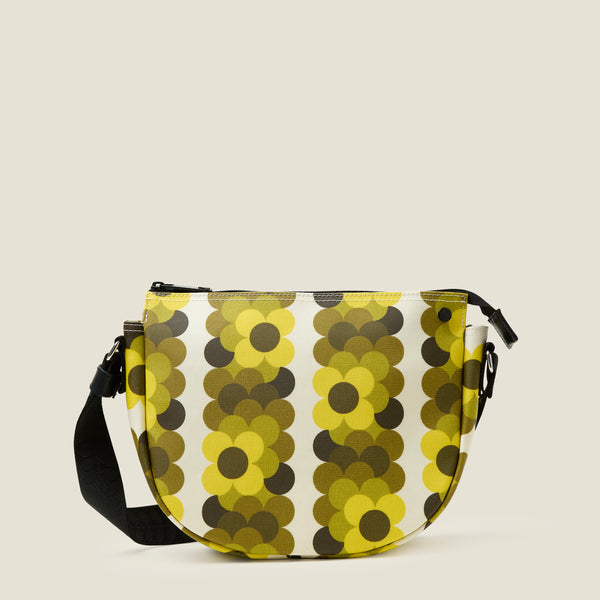 Rounder Crossbody - Retro Flower Yellow