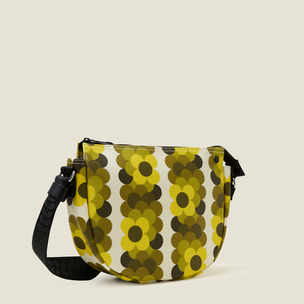 Rounder Crossbody - Retro Flower Yellow