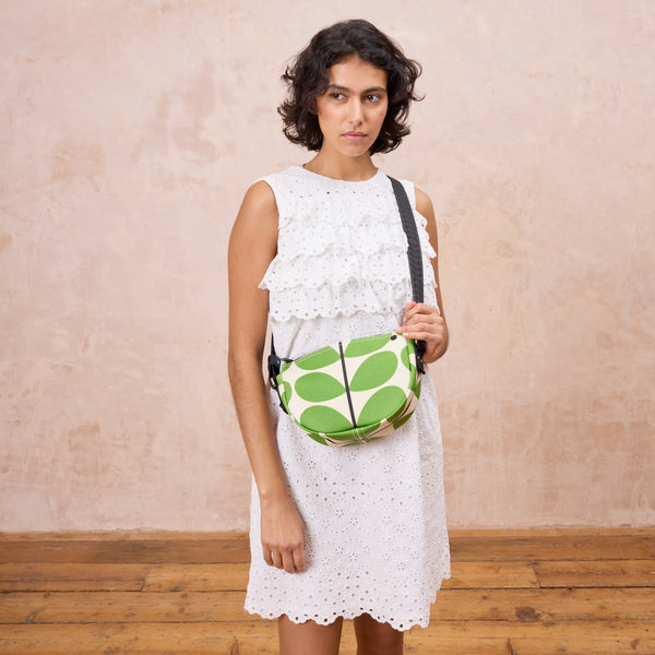 Mini Rounder Crossbody - Solid Stem Apple