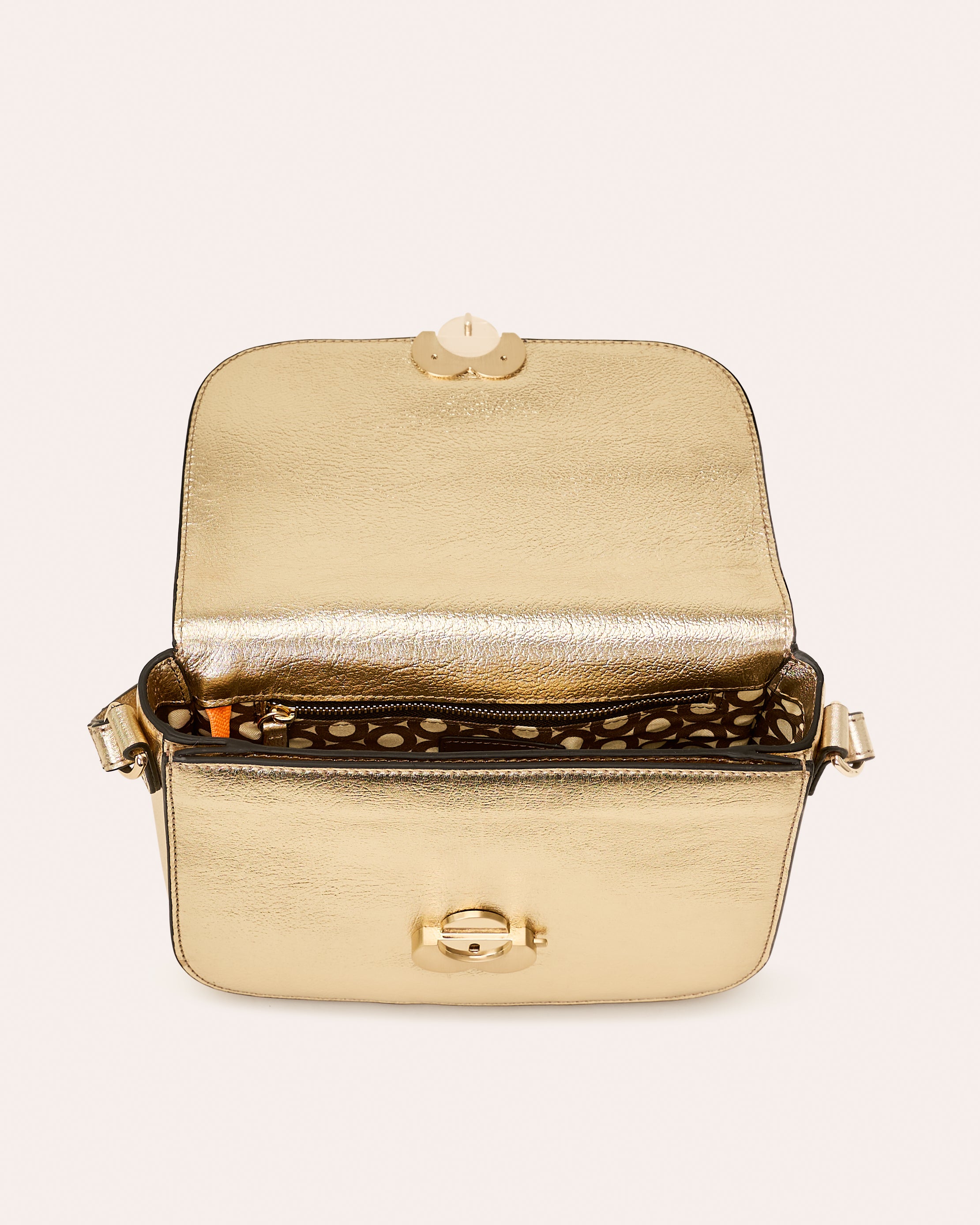 Eclipse Crossbody | Croc-Effect Leather Bag | Orla Kiely