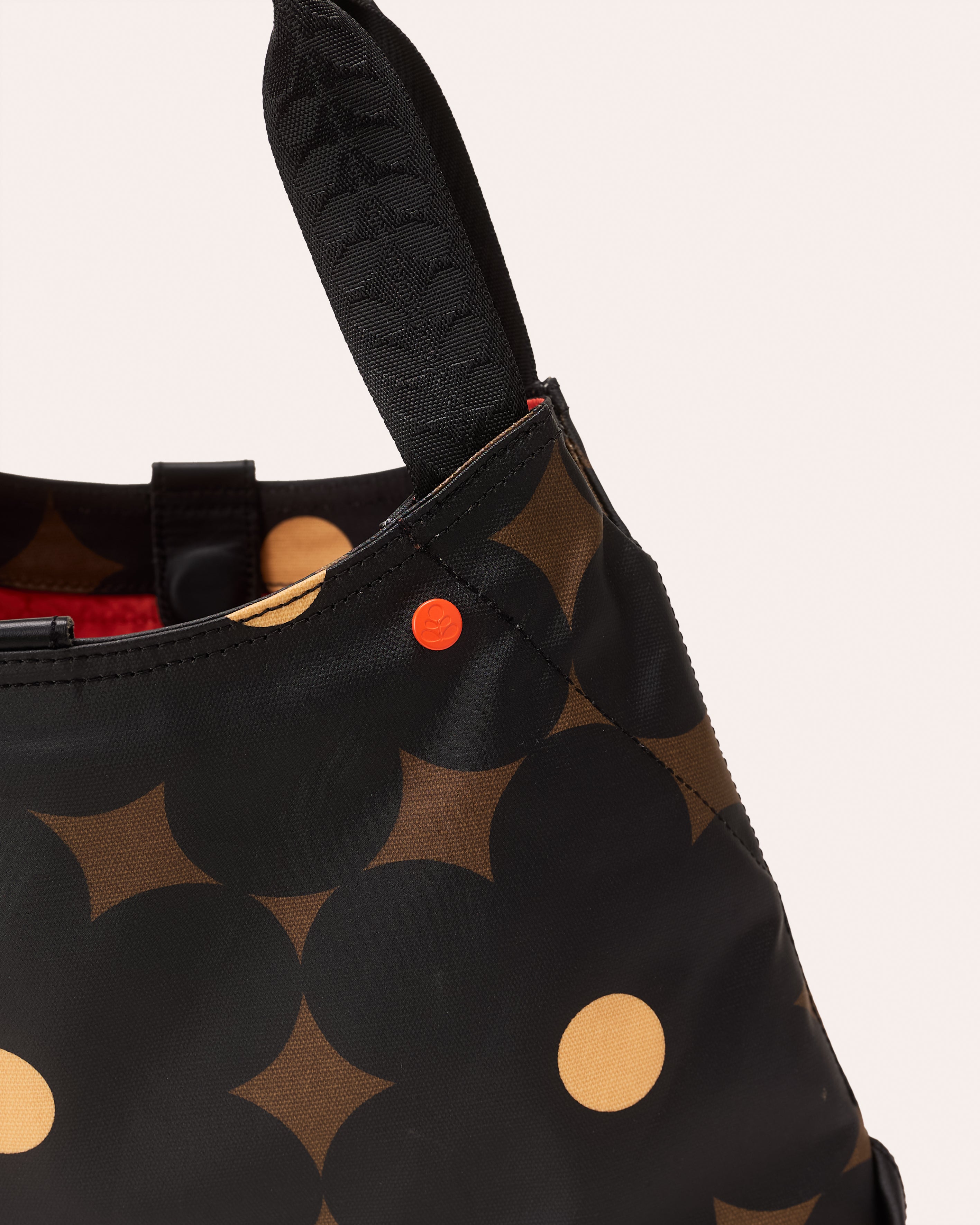 Classic Shoulder Bag - Flower Power Ebony