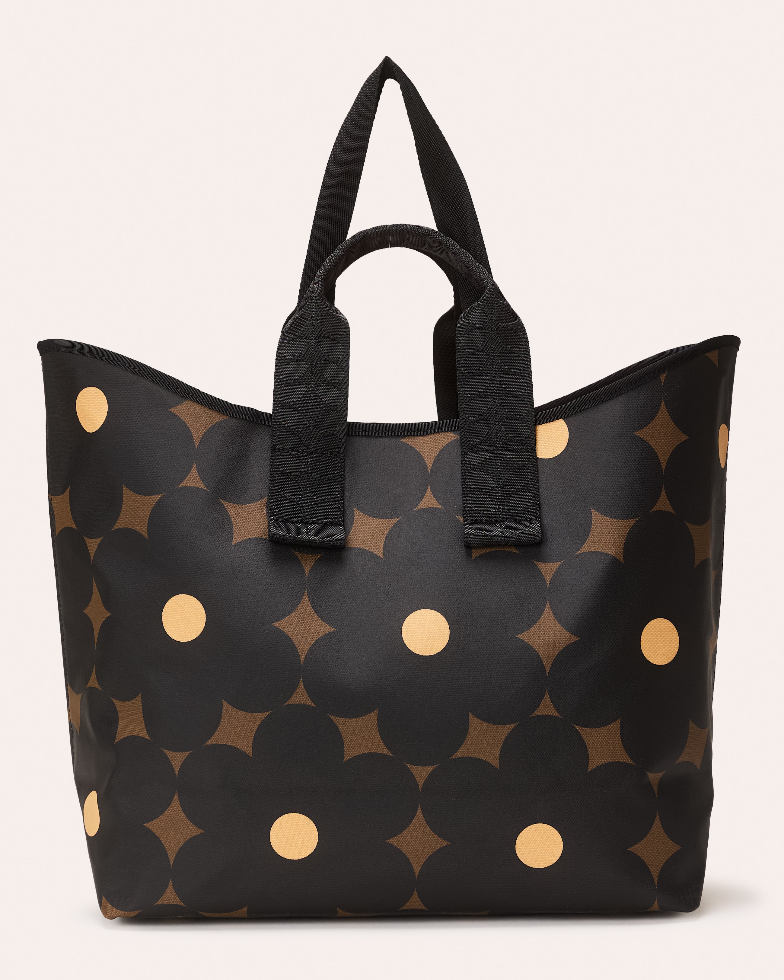 Carryall Large Tote - Flower Power Ebony