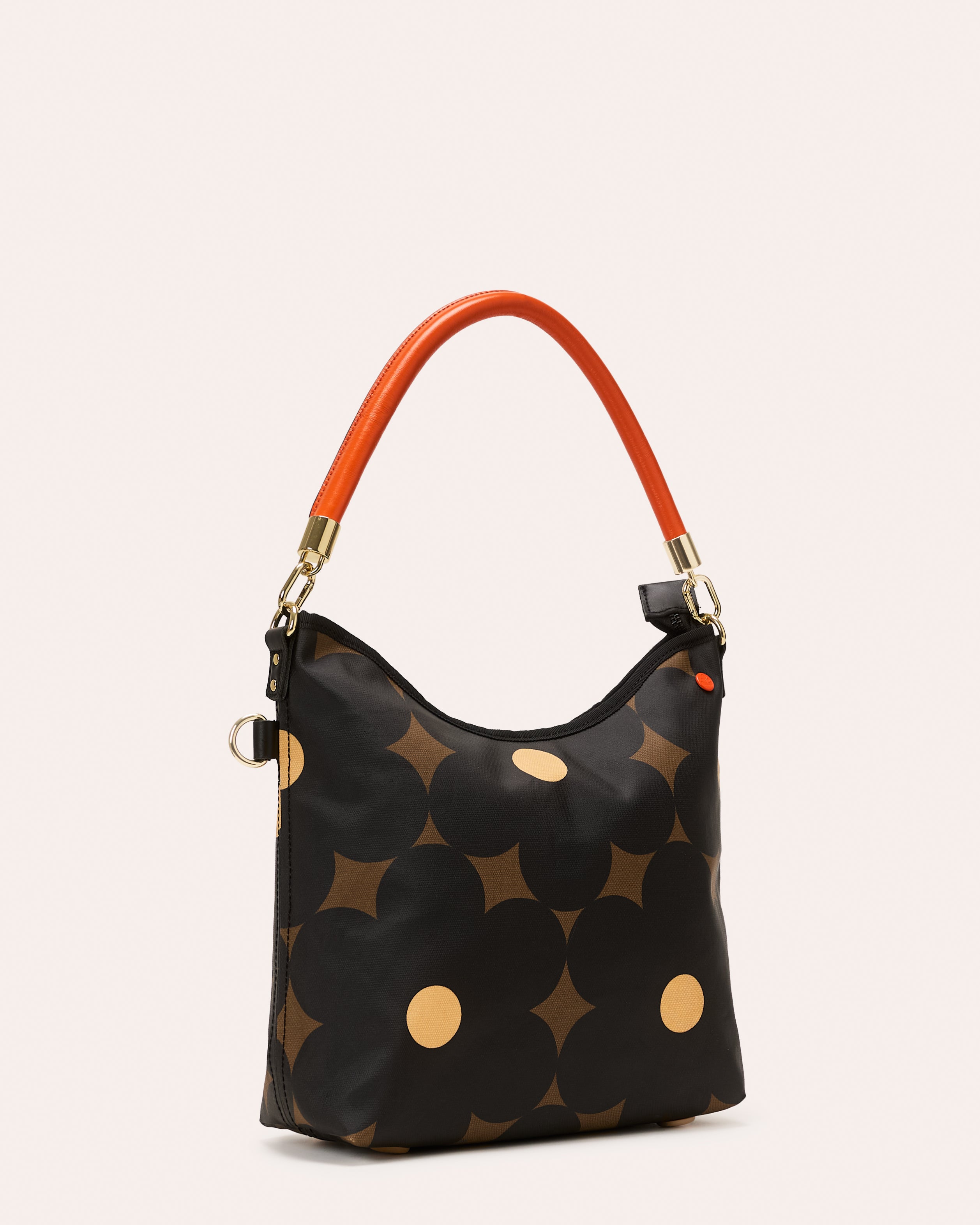 Cross Carry Shoulder Bag - Flower Power Ebony