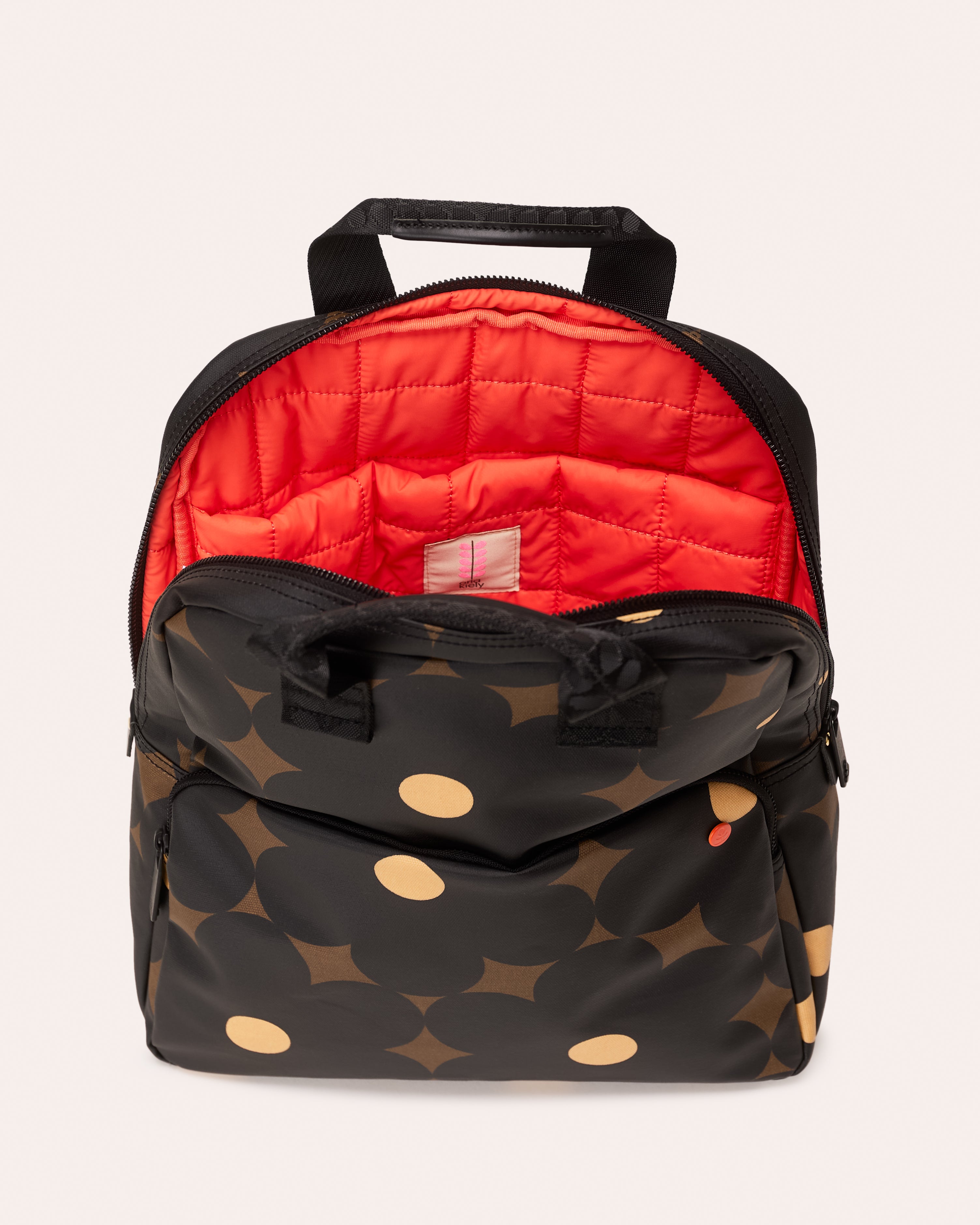 Lotta Backpack - Flower Power Ebony