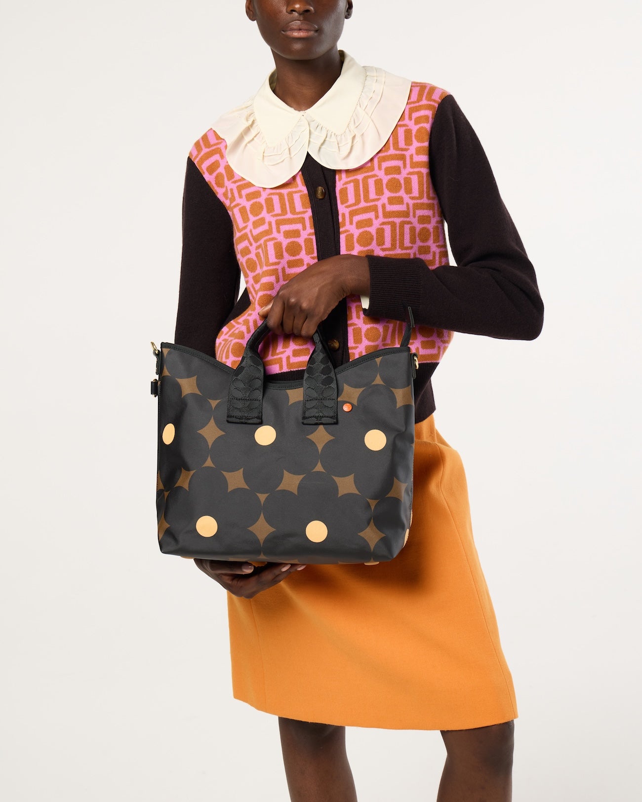 Carry Grab Crossbody - Flower Power Ebony