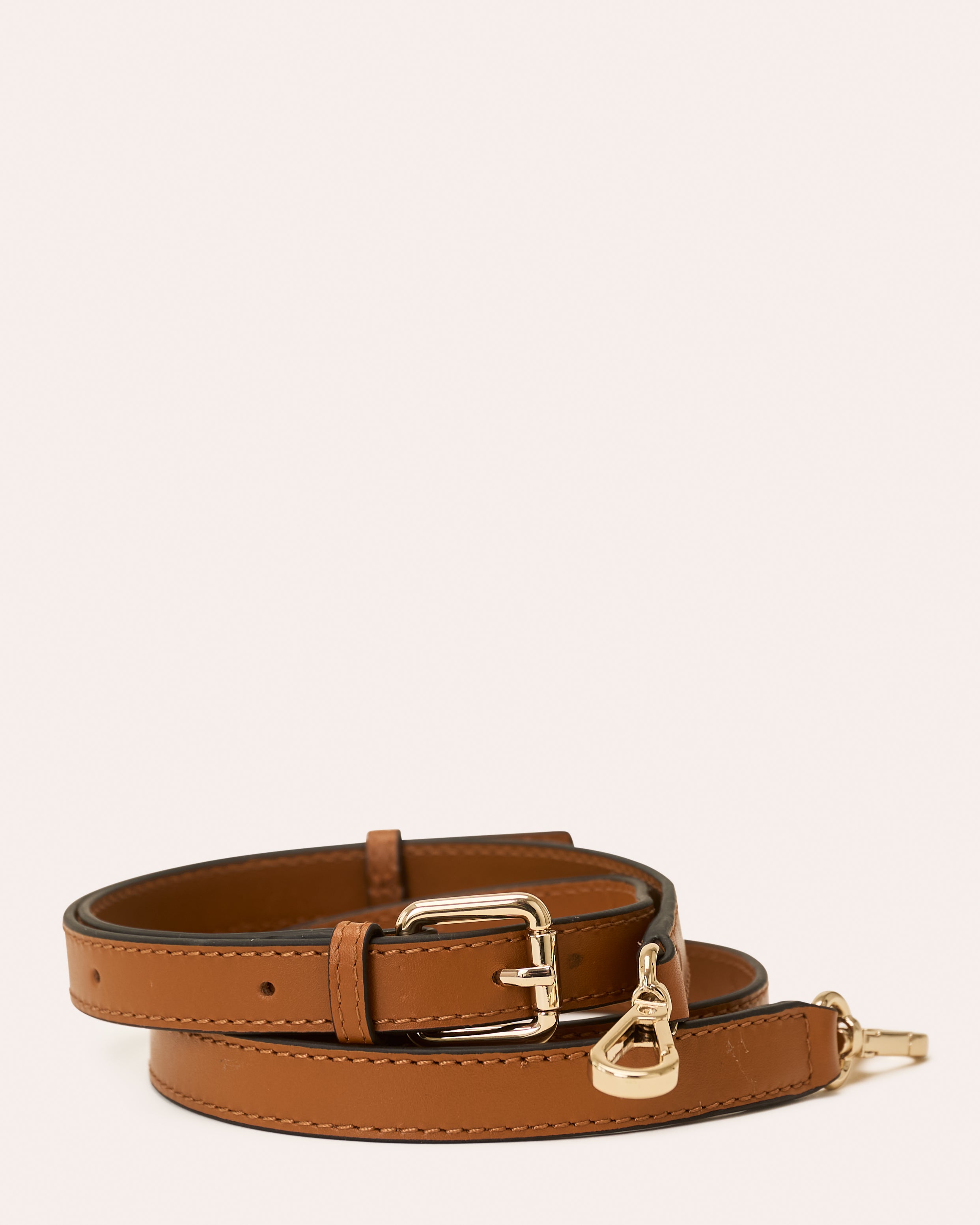 Leather Crossbody Strap - Tan