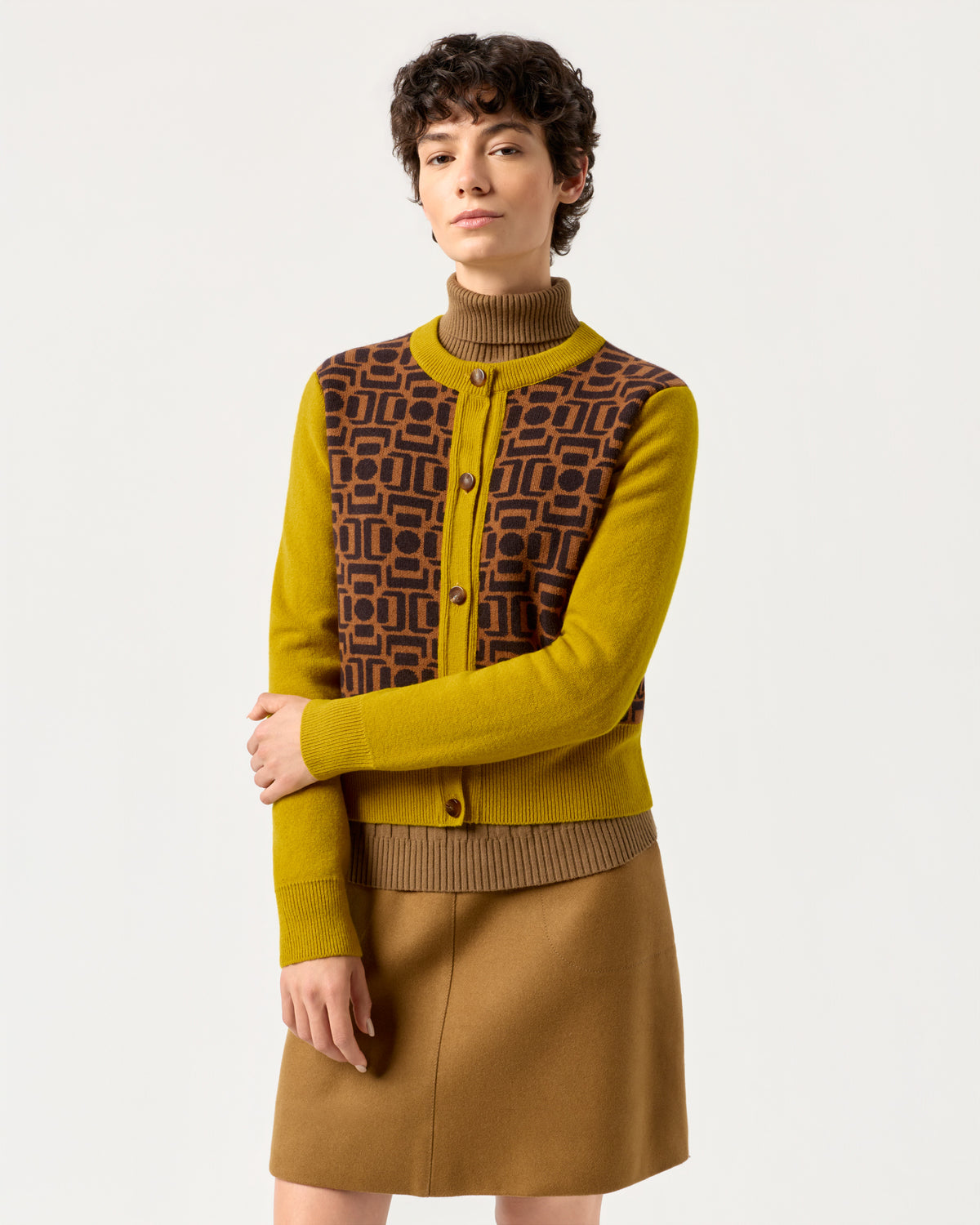 Bob Cardigan - Turmeric/Caramel