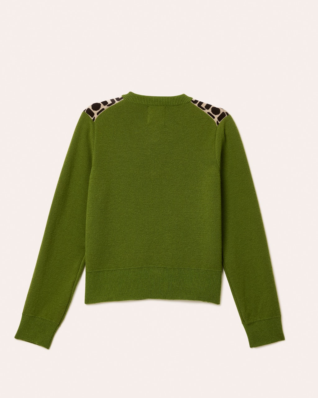 Bob Cardigan - Olive/Oatmeal