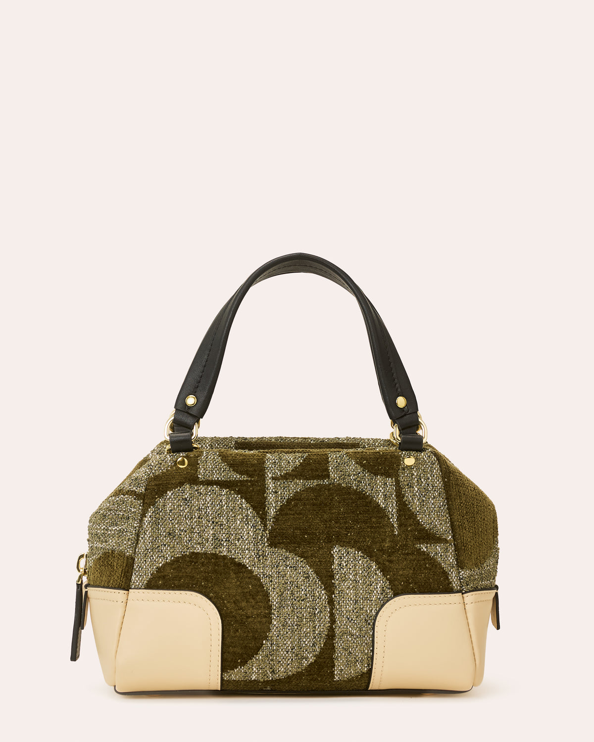 Concertina Leather Crossbody - Moss Green