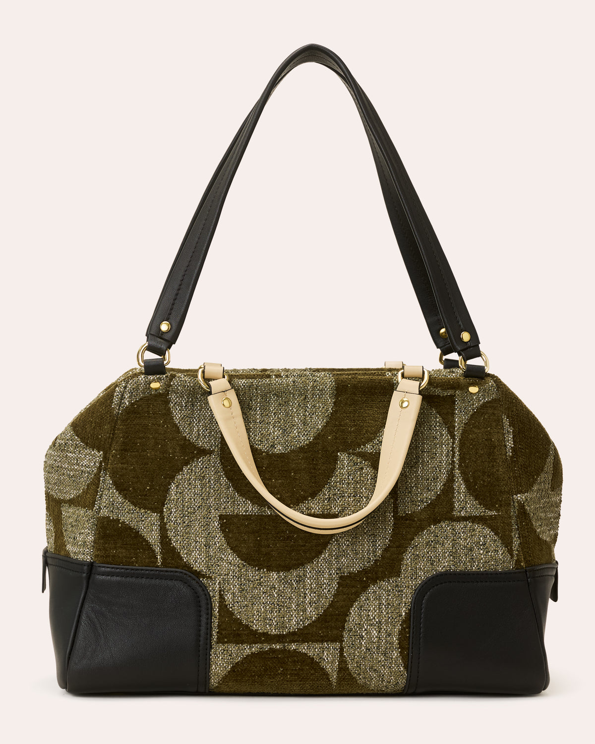 Opera Leather Shoulder Bag - Moss Green