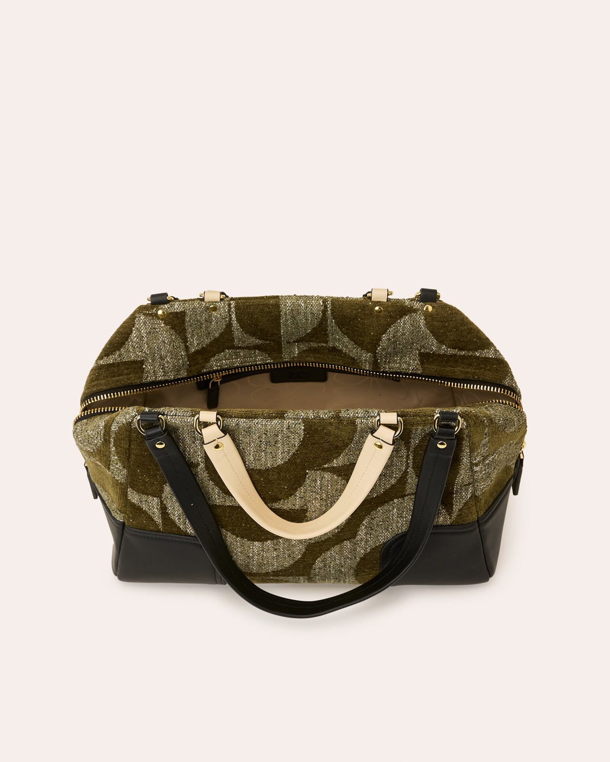 Opera Leather Shoulder Bag - Moss Green