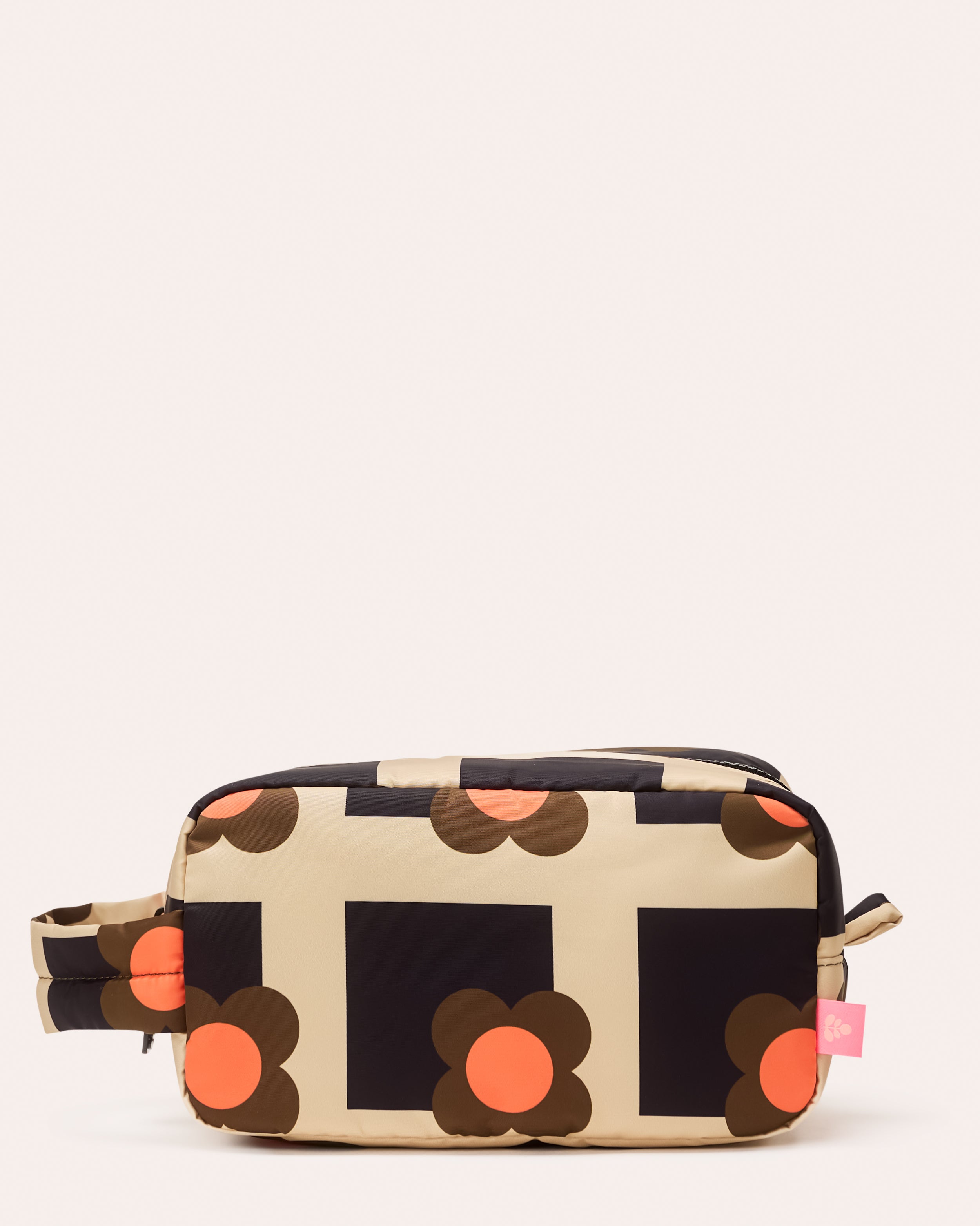 Puffy Large Wash Bag - Flower Box Clementine
