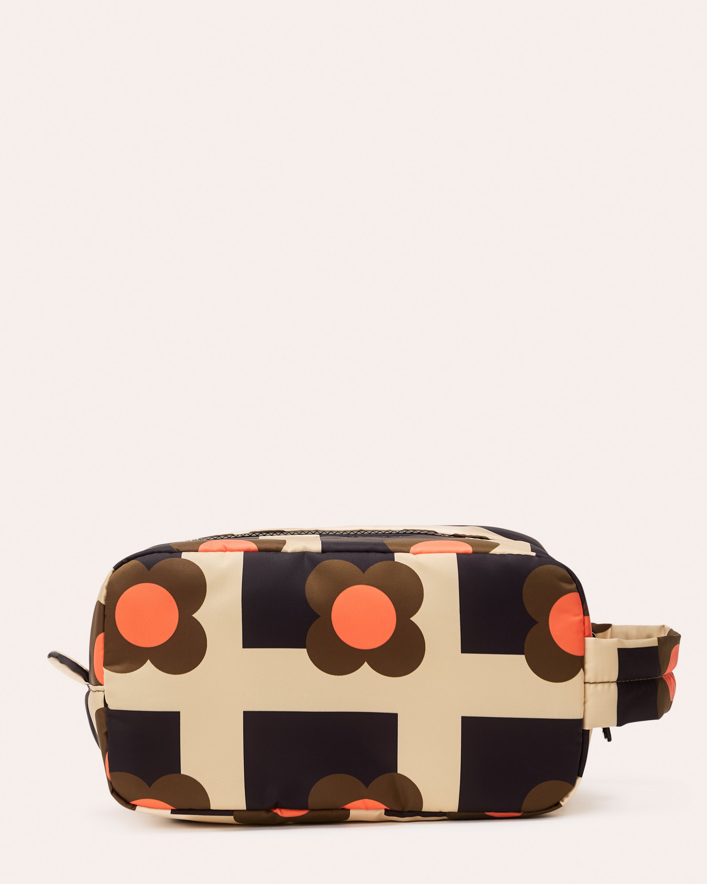 Puffy Large Wash Bag - Flower Box Clementine