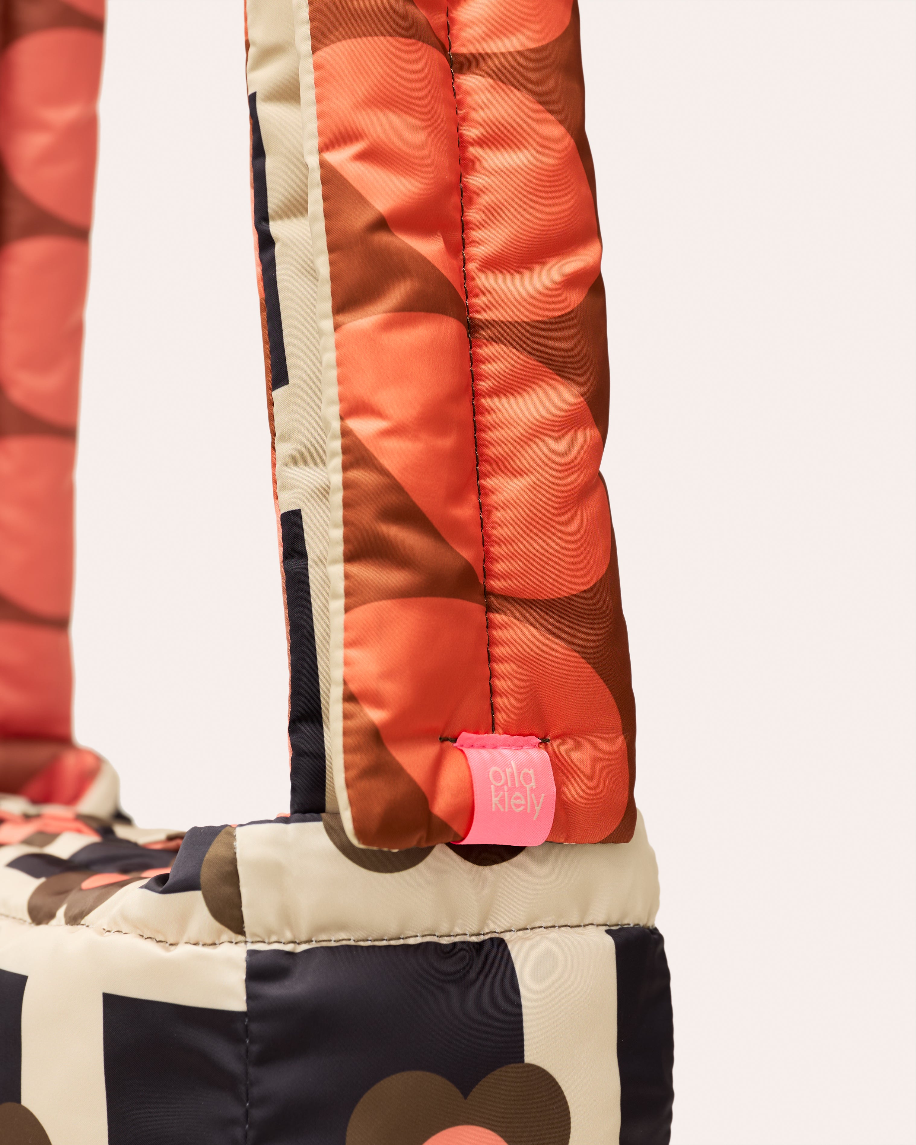 Reversible Puffy Crossbody - Solid Stem Marmalade and Clementine