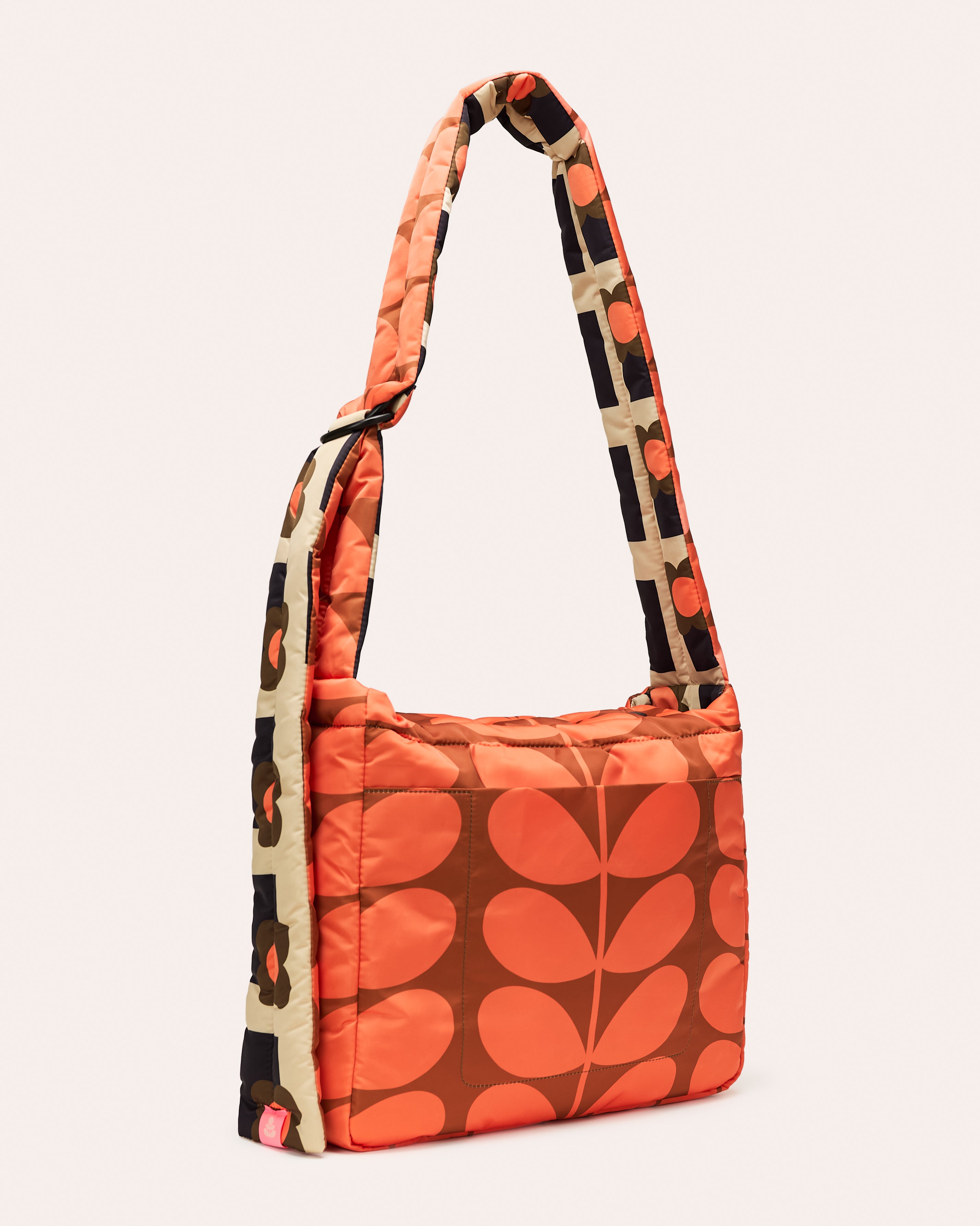 Reversible Puffy Crossbody - Solid Stem Marmalade and Clementine