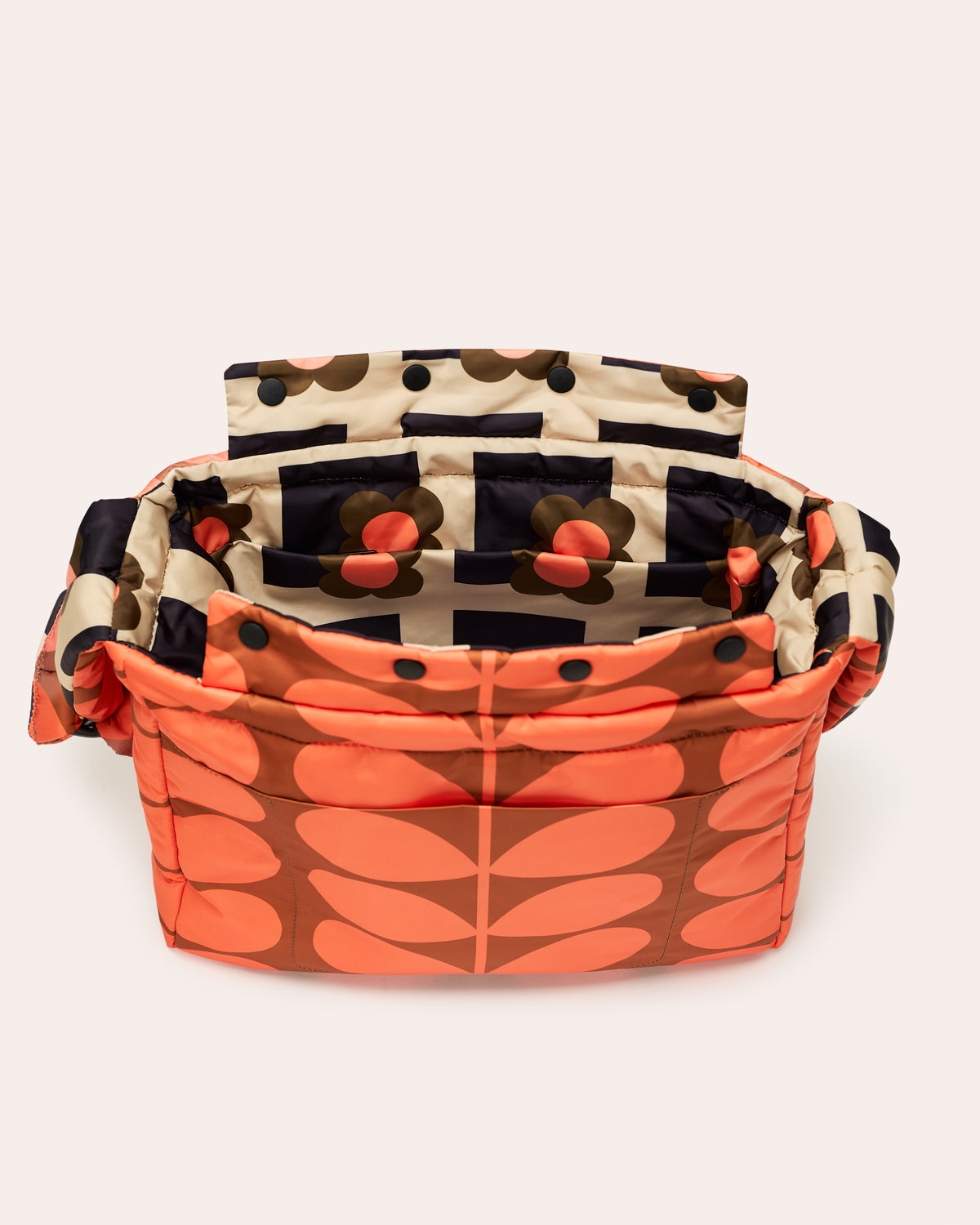 Reversible Puffy Crossbody - Solid Stem Marmalade and Clementine