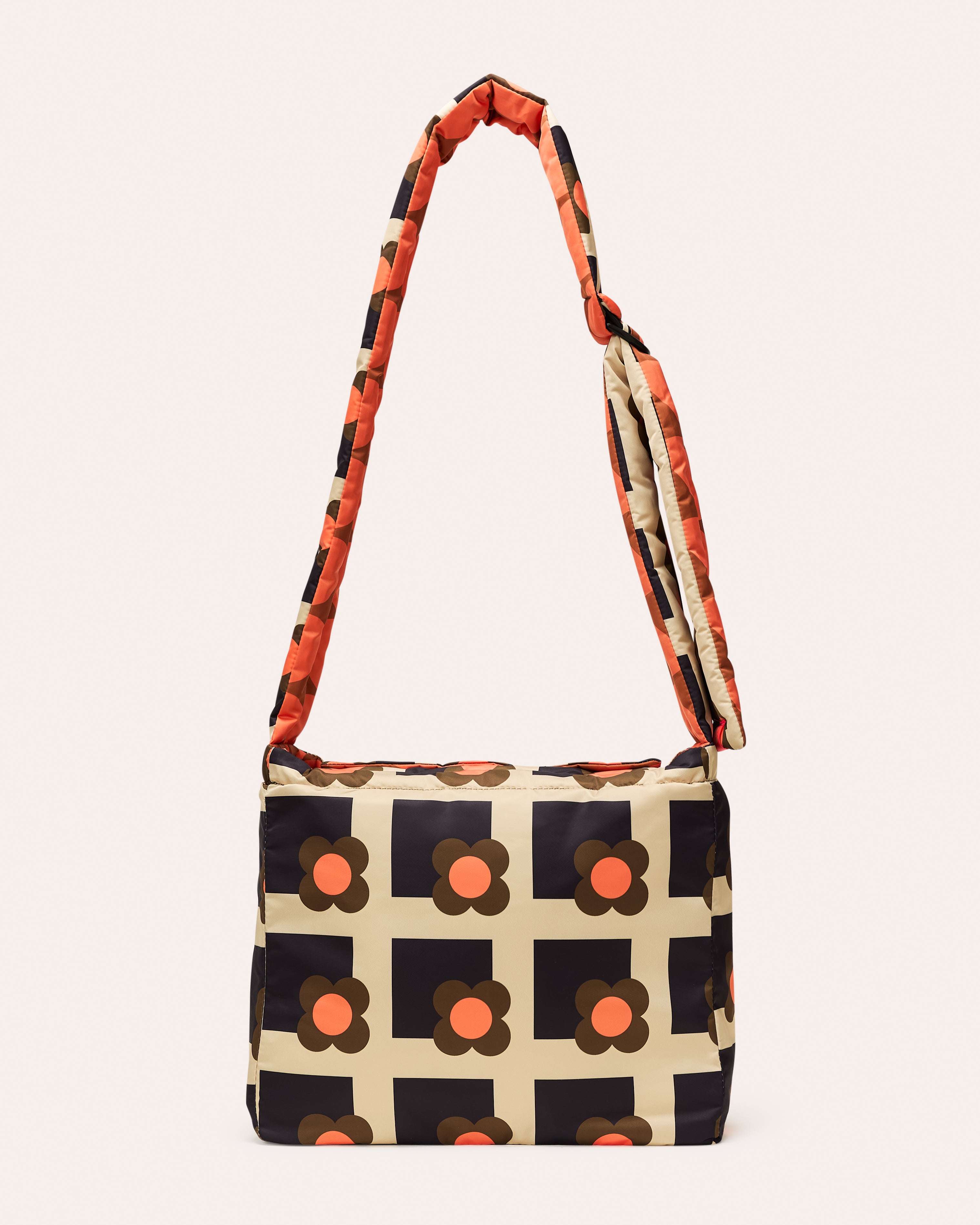 Reversible Puffy Crossbody - Solid Stem Marmalade and Clementine