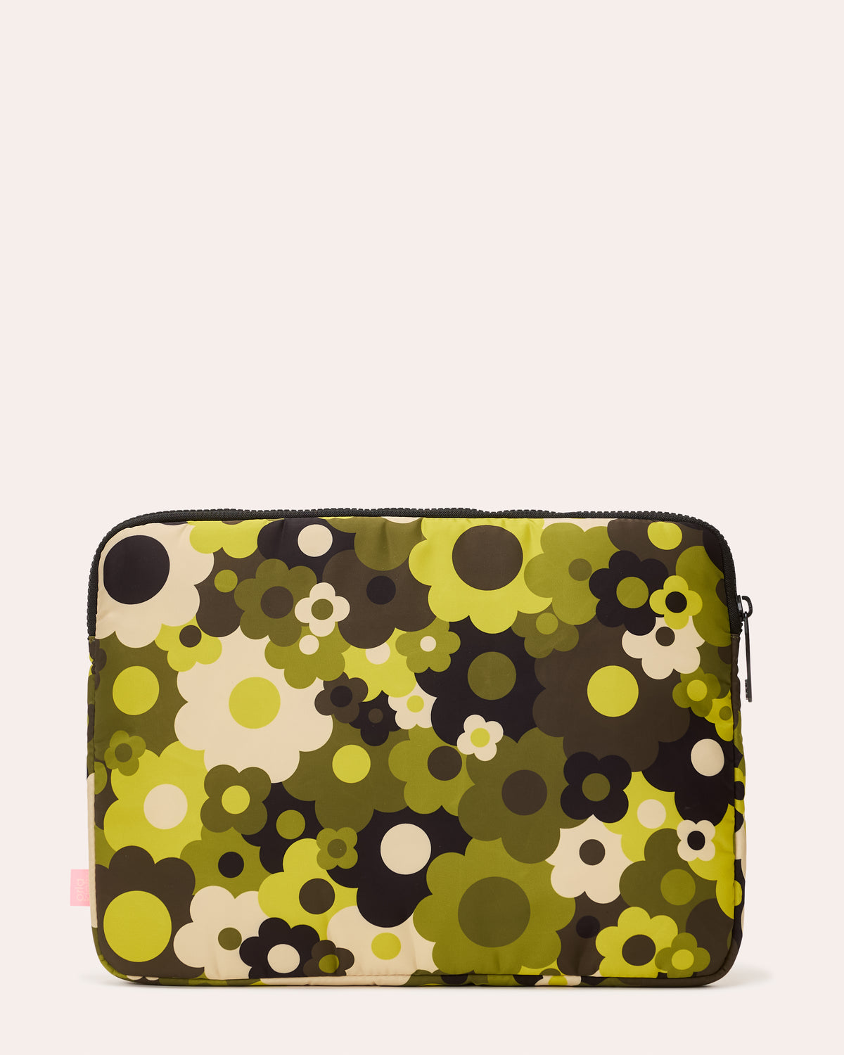 Puffy 13" Laptop Sleeve - Flower Explosion Fern
