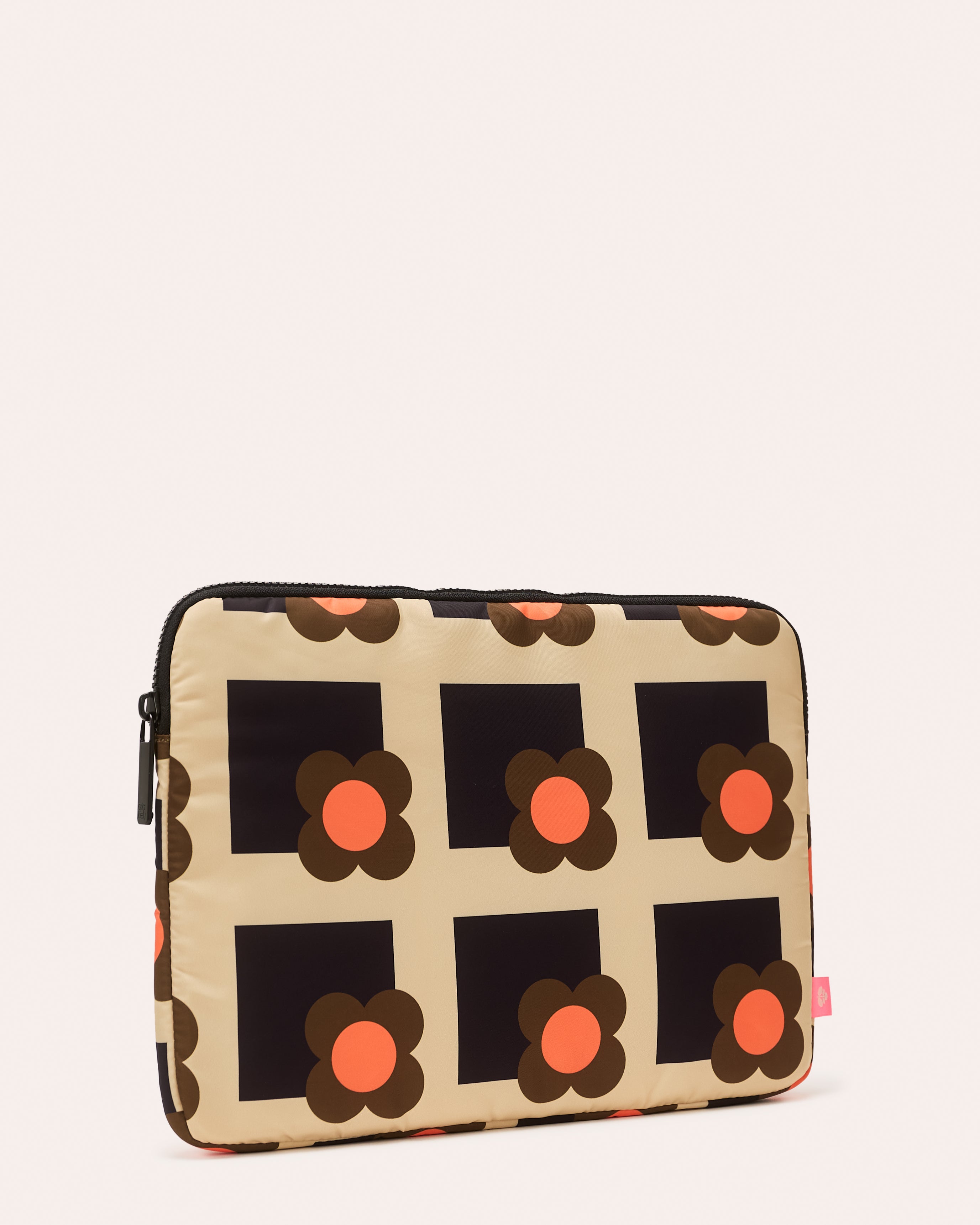 Puffy 13" Laptop Sleeve - Flower Box Clementine