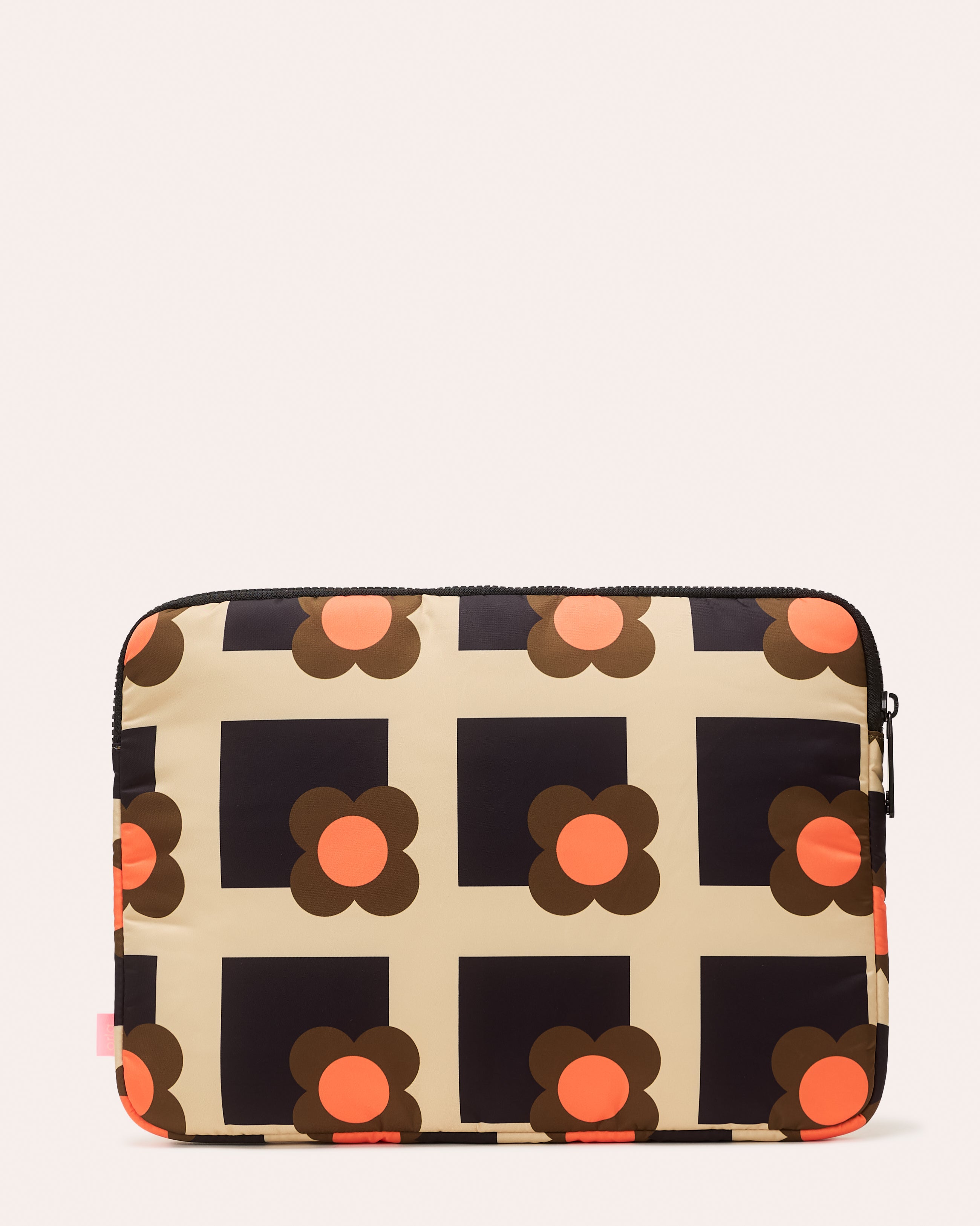 Puffy 13" Laptop Sleeve - Flower Box Clementine