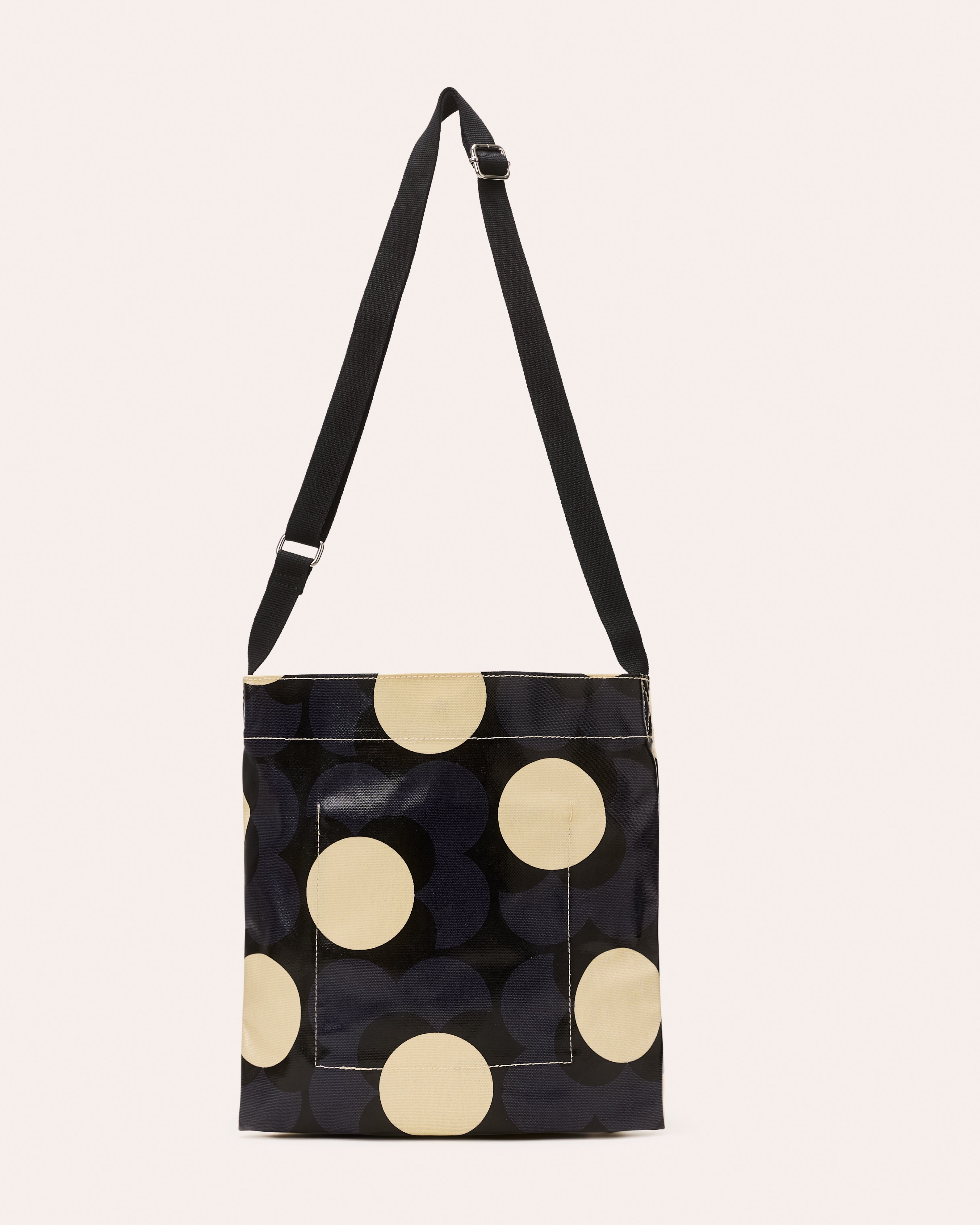 On a Roll Crossbody - Shiny Shadow Flower Midnight
