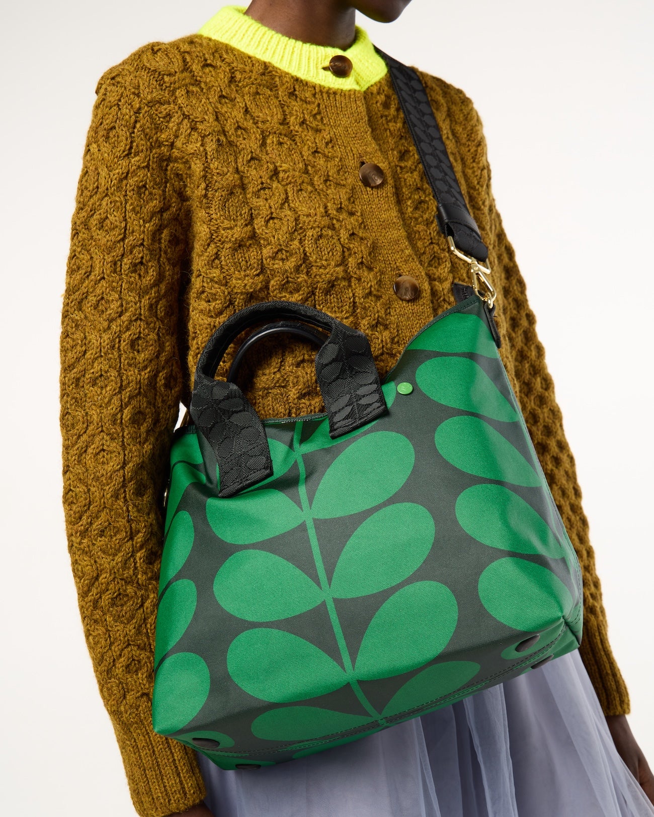 Carry Grab Crossbody - Solid Stem Forest