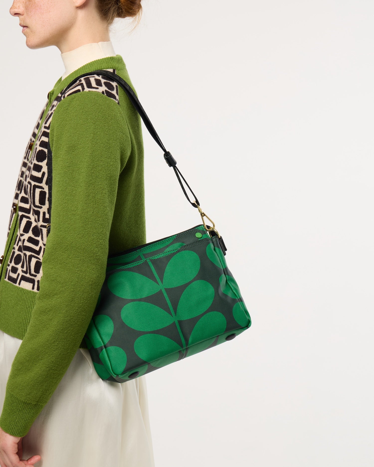 Fielder Crossbody - Solid Stem Forest