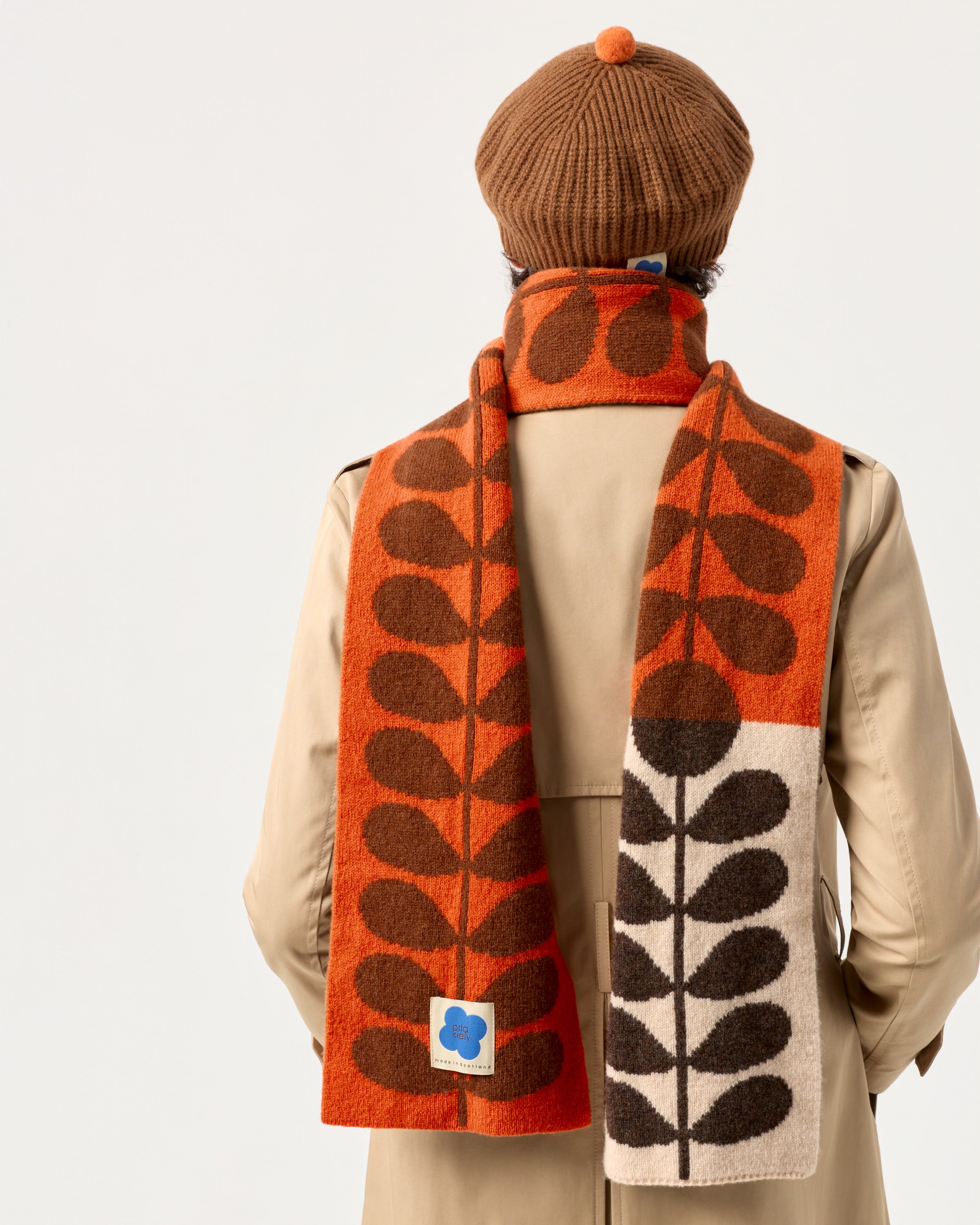 Duo Scarf | 100% Wool Scarf | Orla Kiely