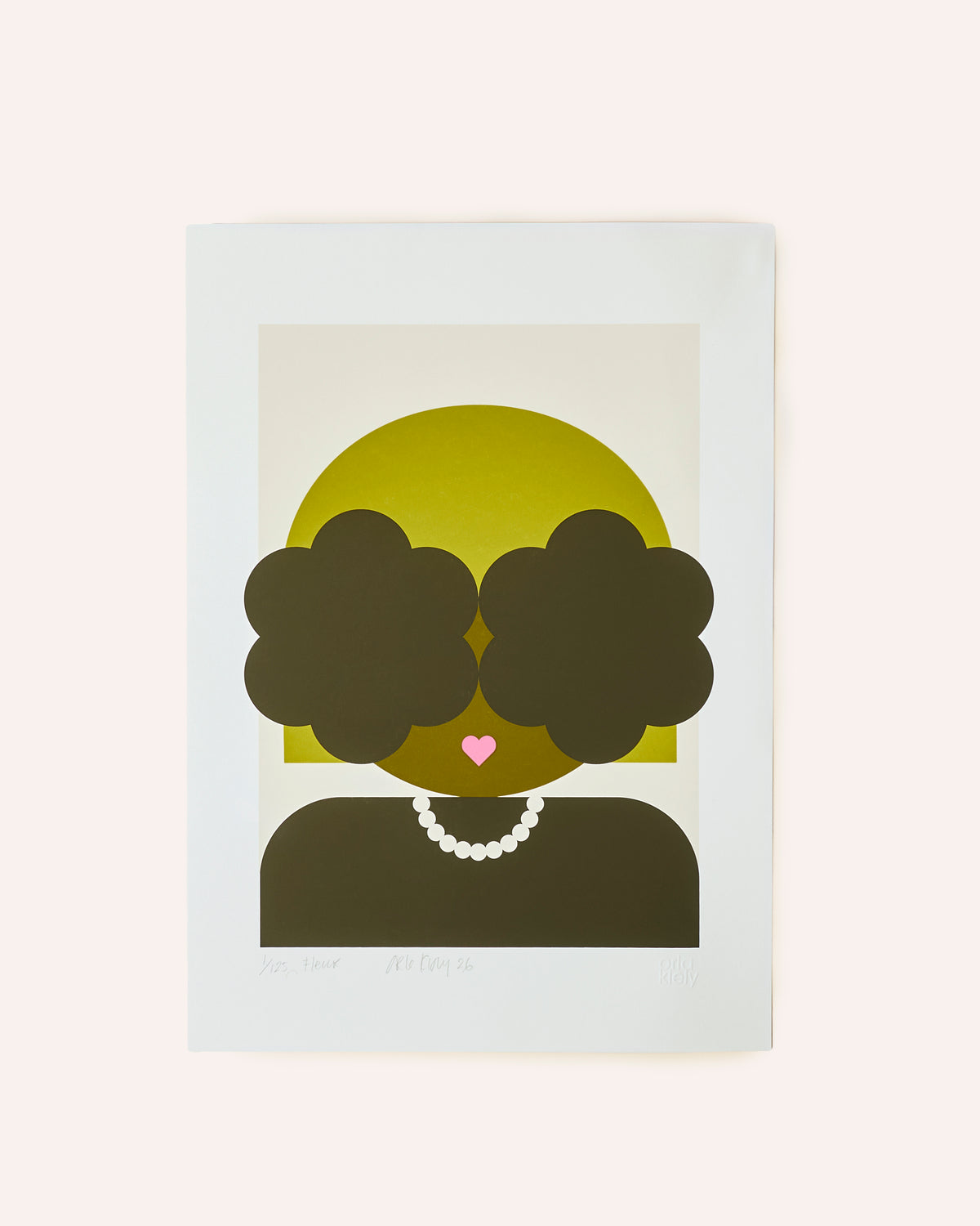 Screen Printed Artwork - Fleur